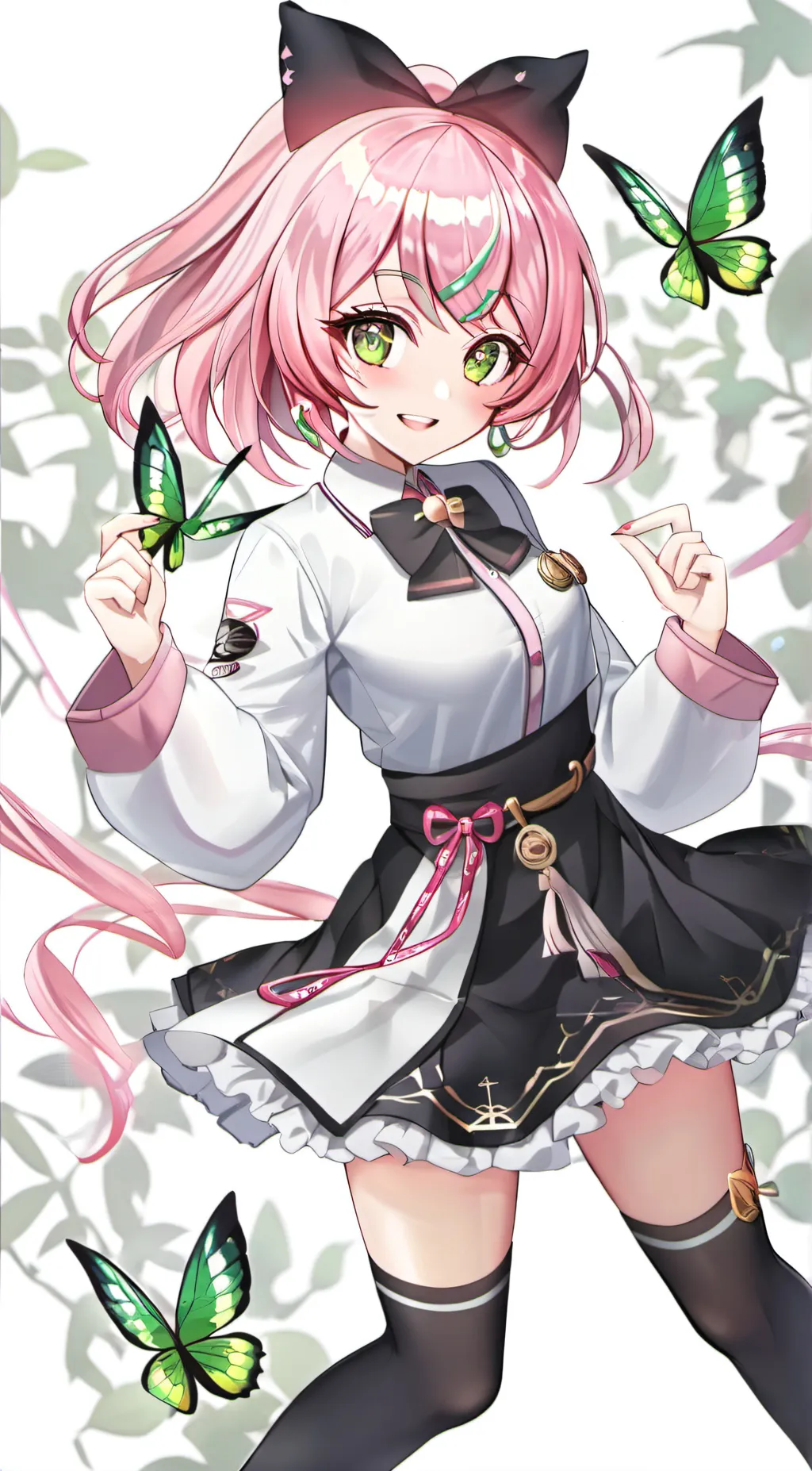 ai character: Mitsuri Kanroji  background