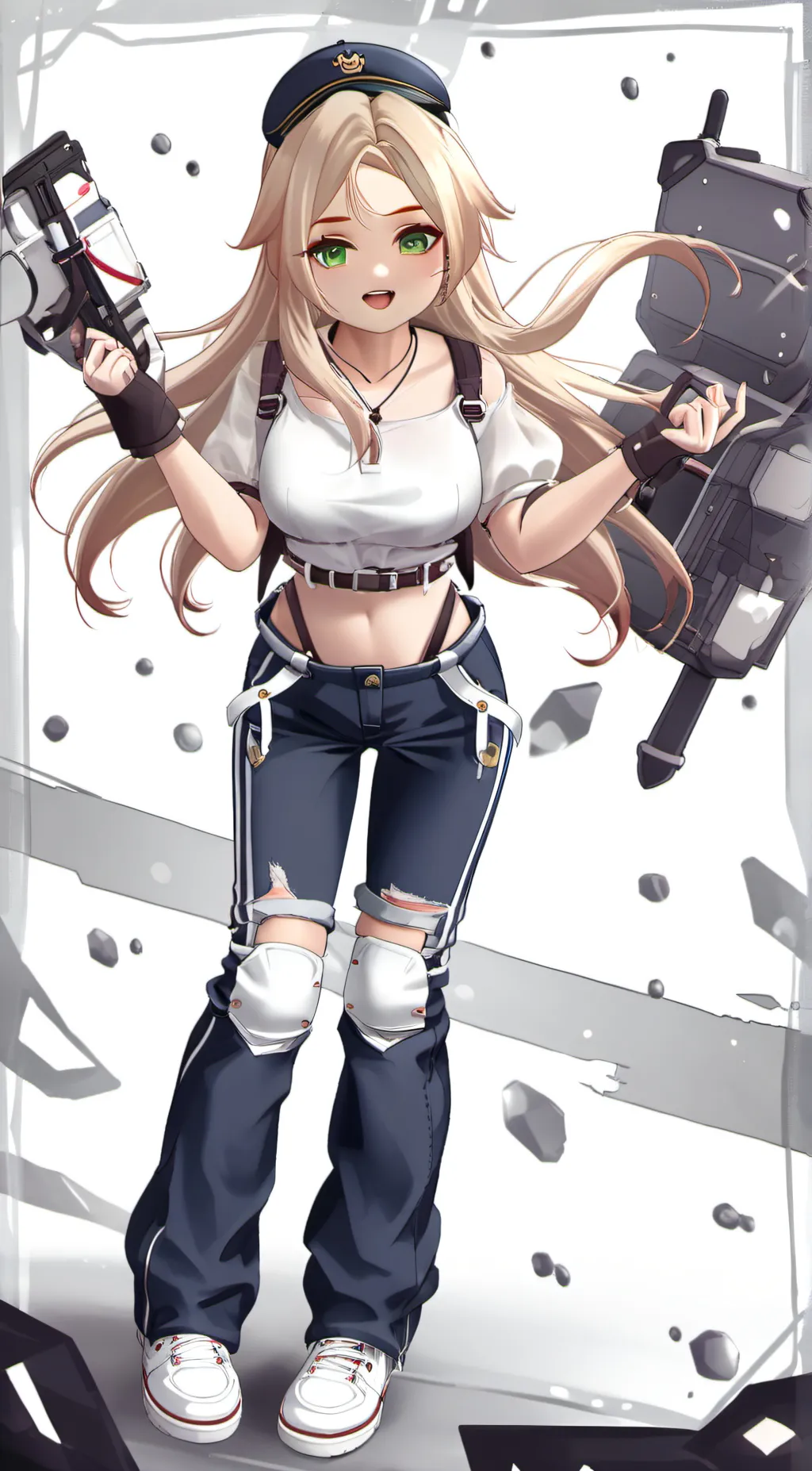 ai character: Camlie.  background