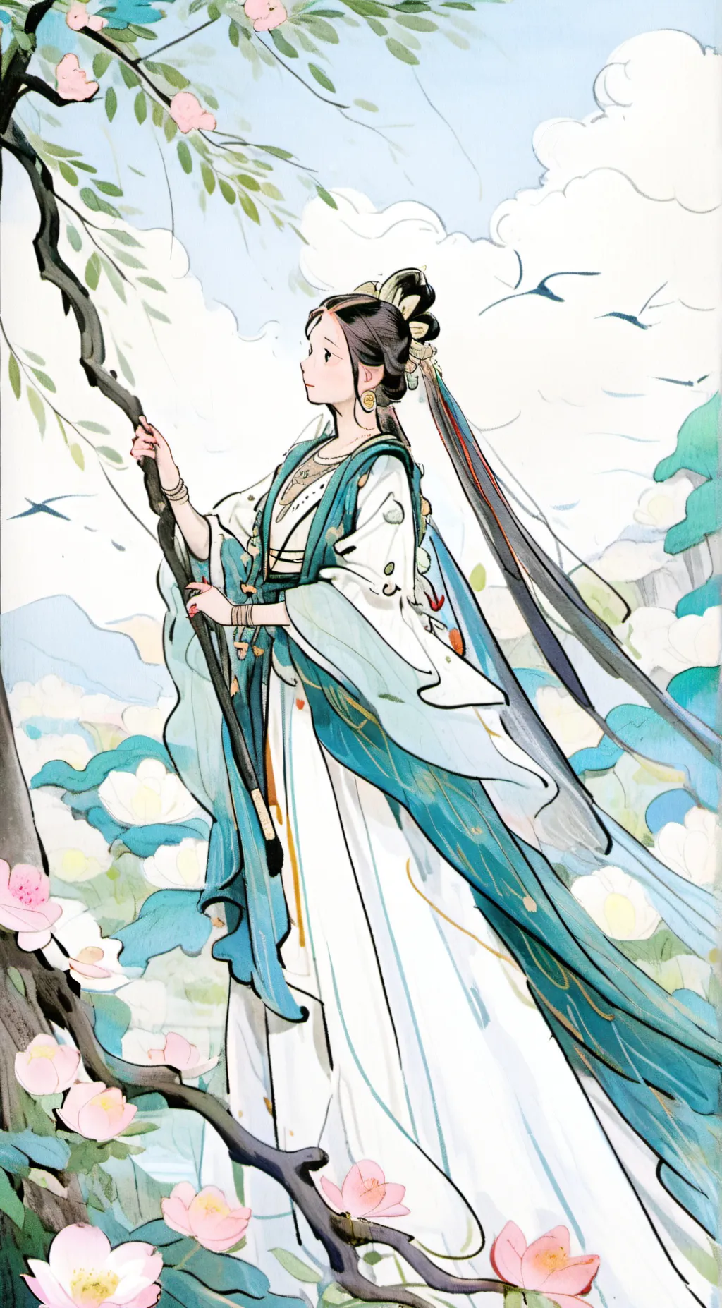 ai character: cats background