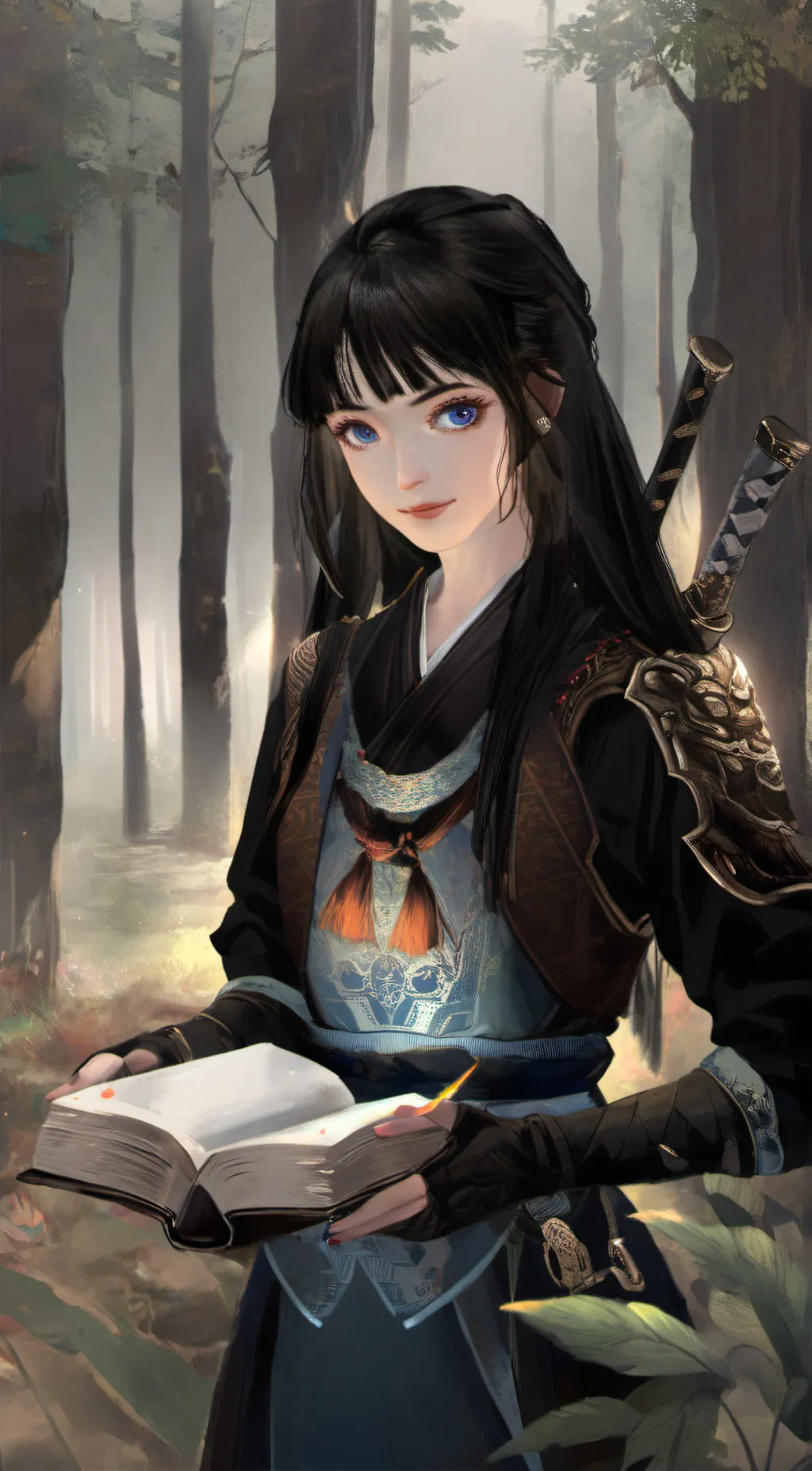 ai character: Mira background