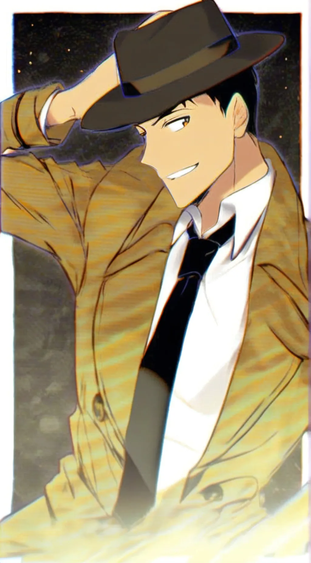 ai character: Naomasa Tsukauchi  background