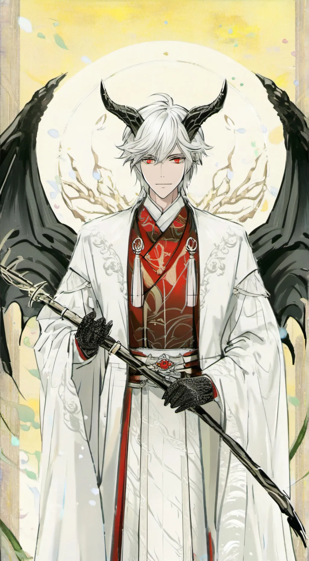 ai character: Flamer background