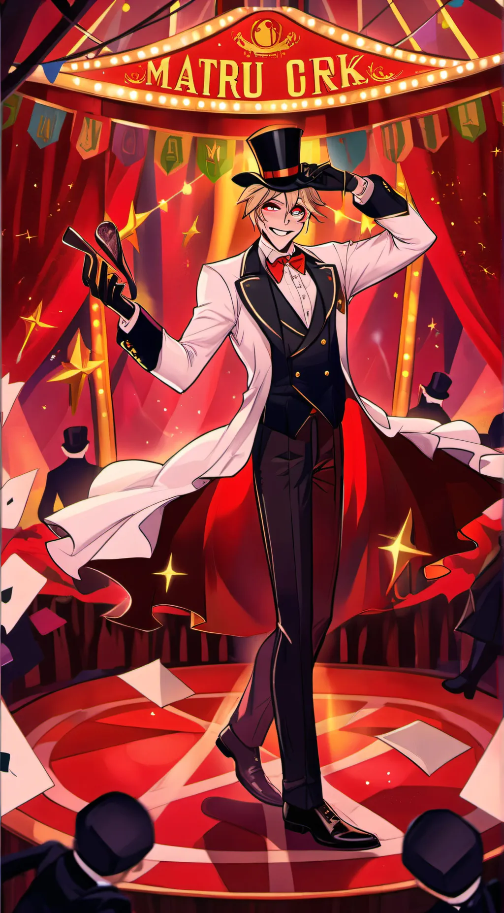 ai character: Lucifer  background