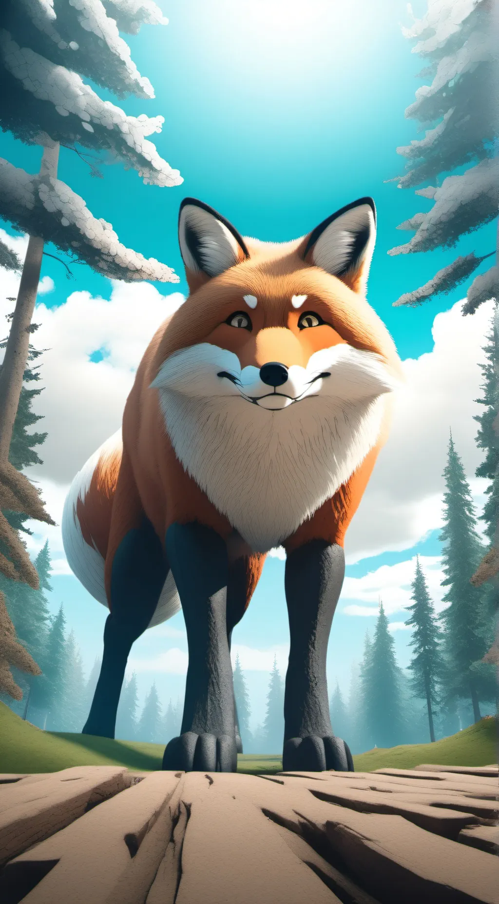 Talkie AI - Chat with Giant fox 
