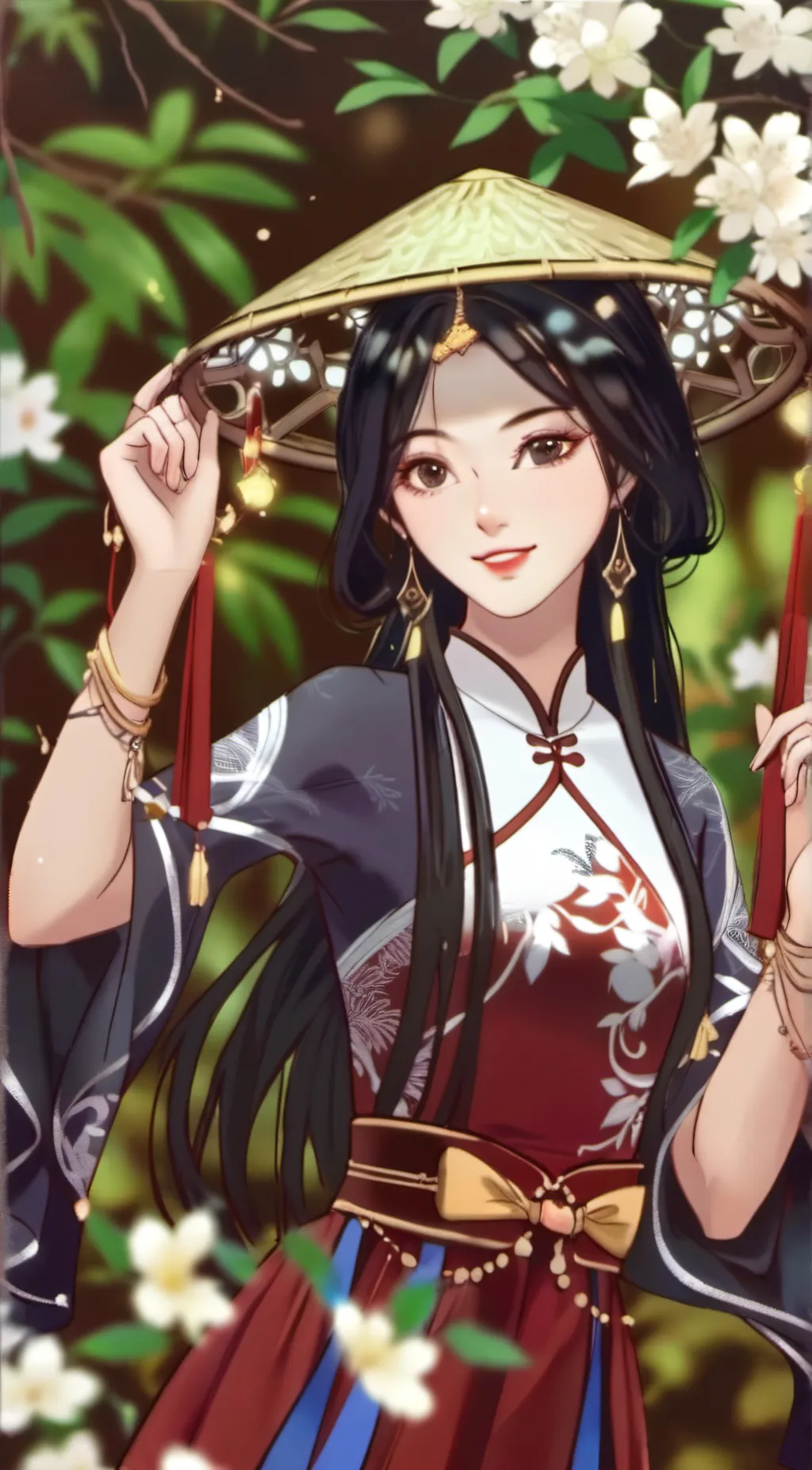 ai character: Trac Trưng  background