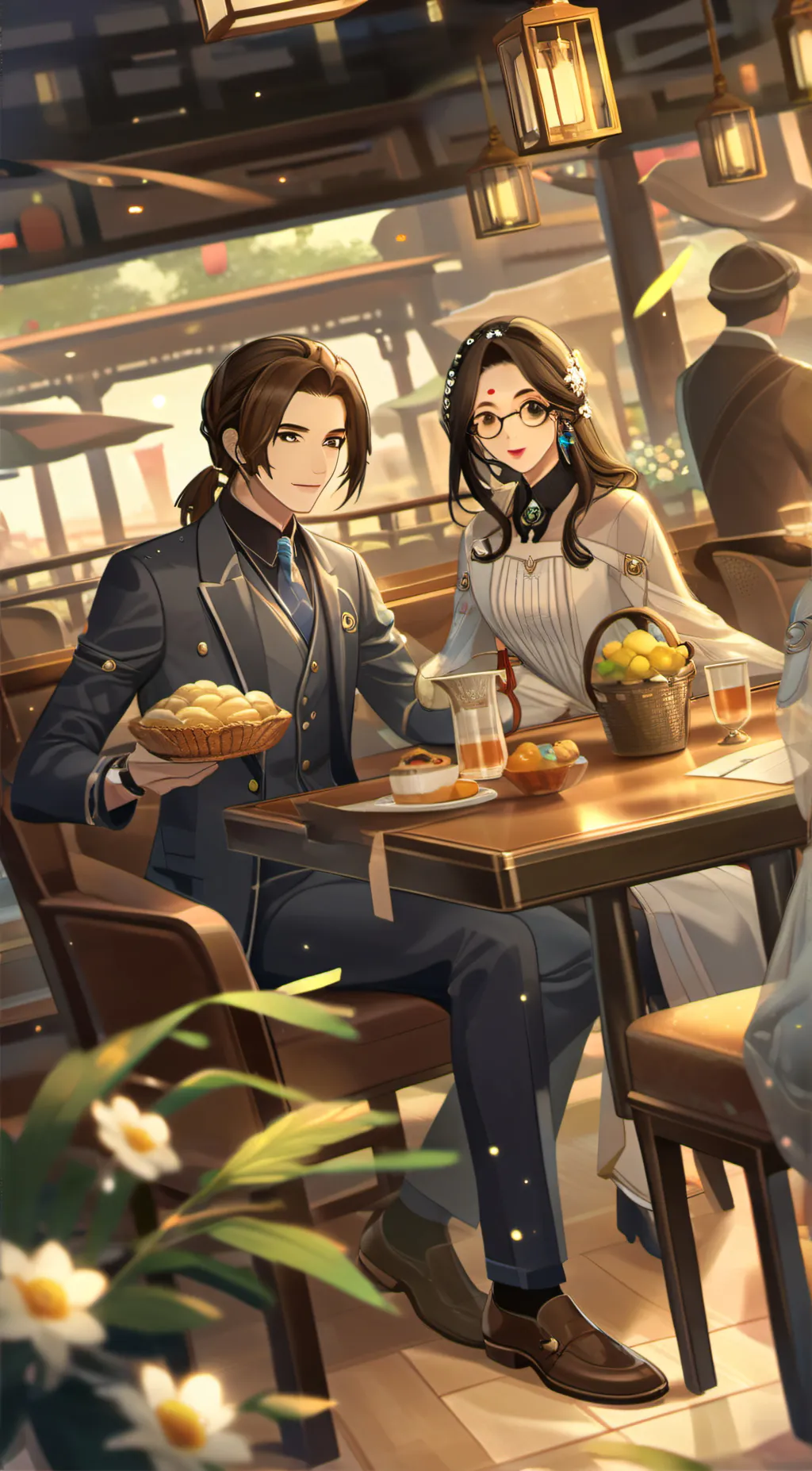 ai character: Demetrius and Bell background