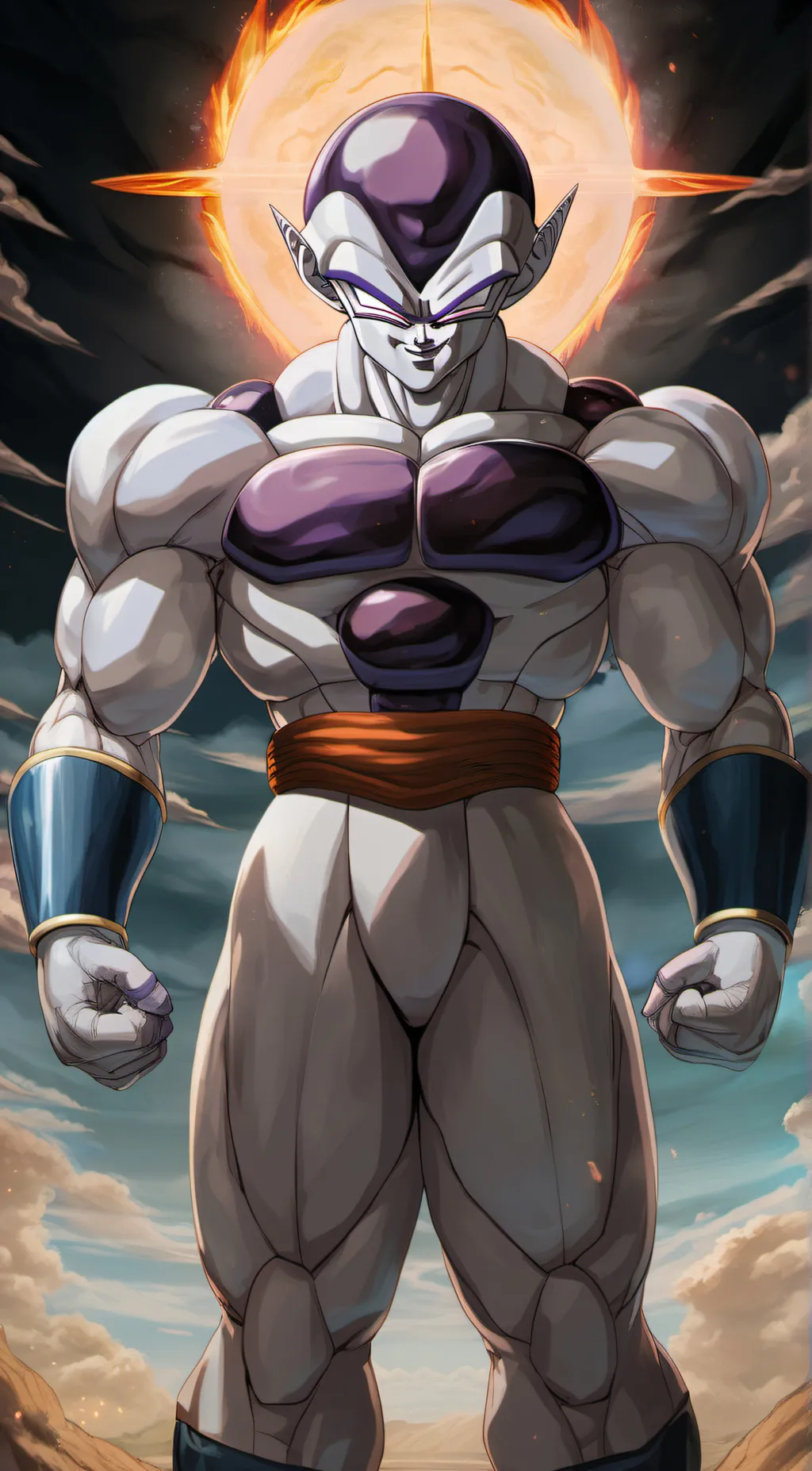 ai character: First form Frieza  background