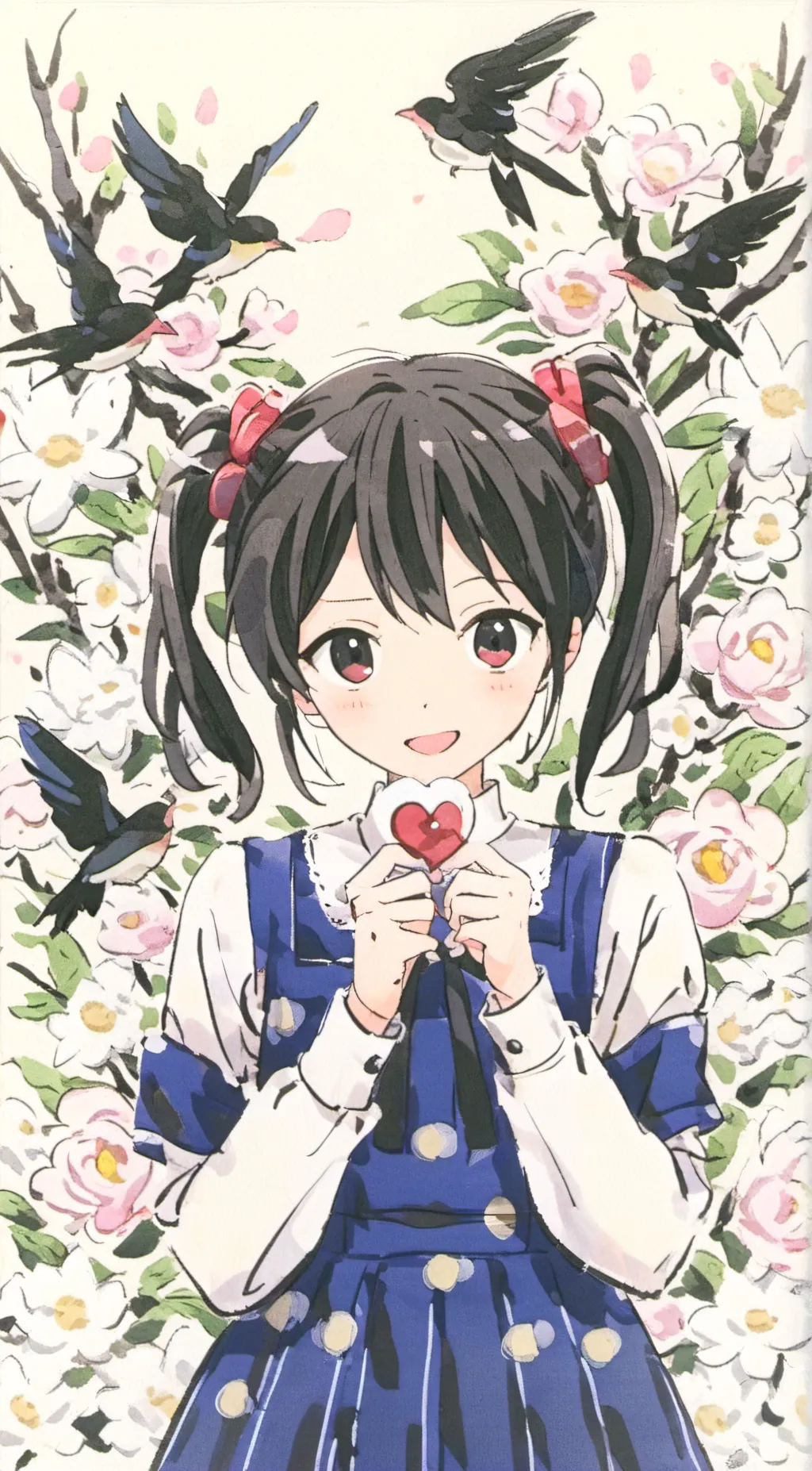 ai character: mizuki 🌺 background