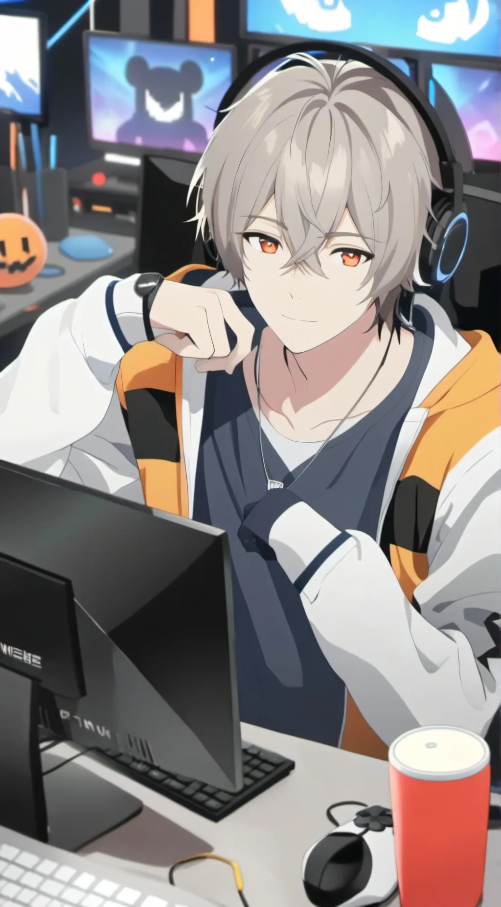 ai character: Leo background