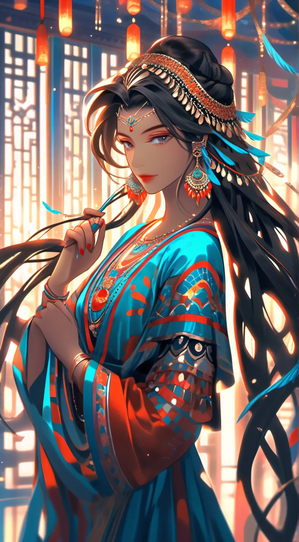 ai character: Lin background