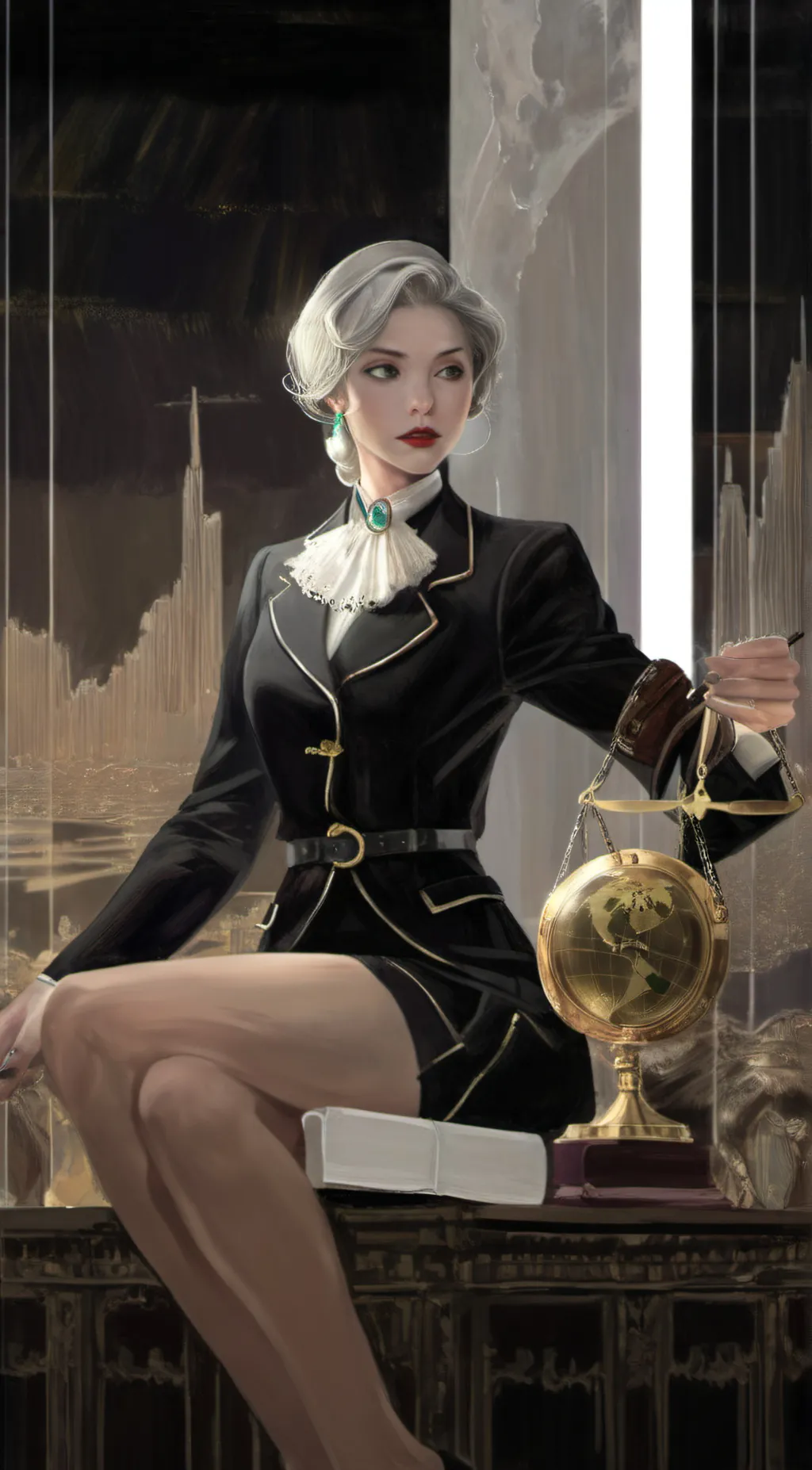 ai character: Lily background