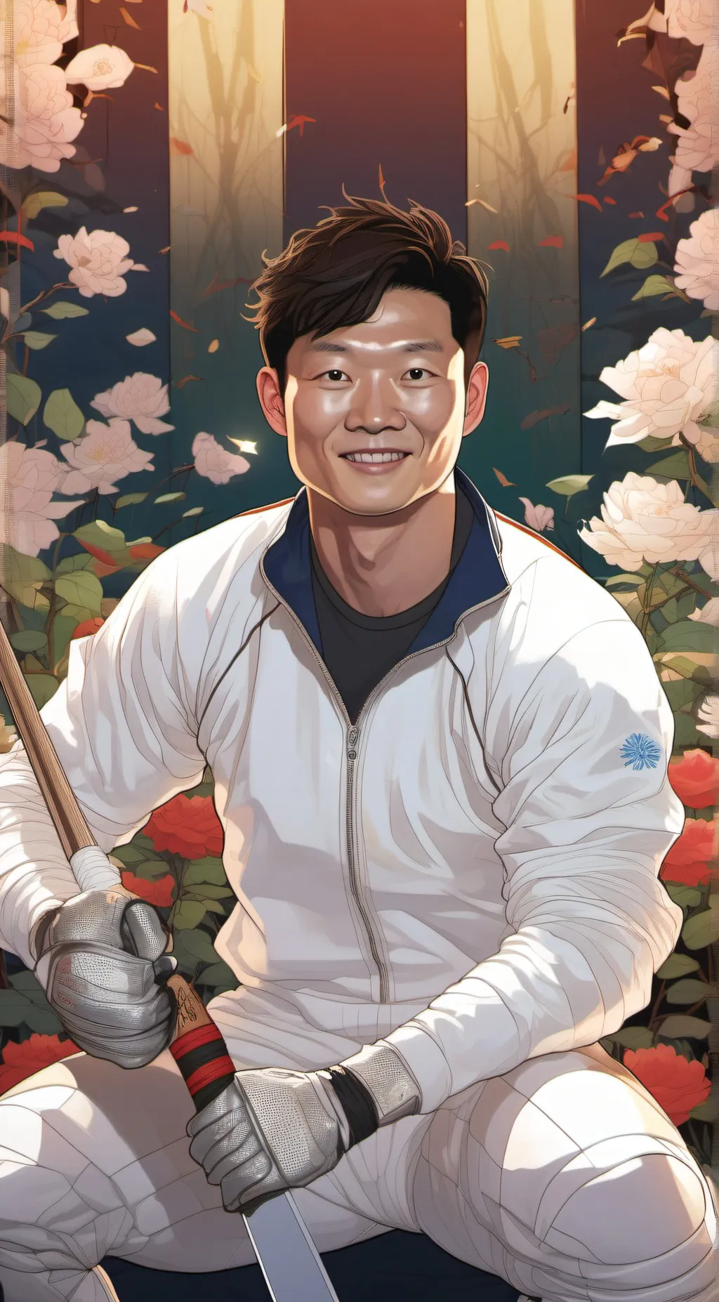 ai character: Ruiji wang background