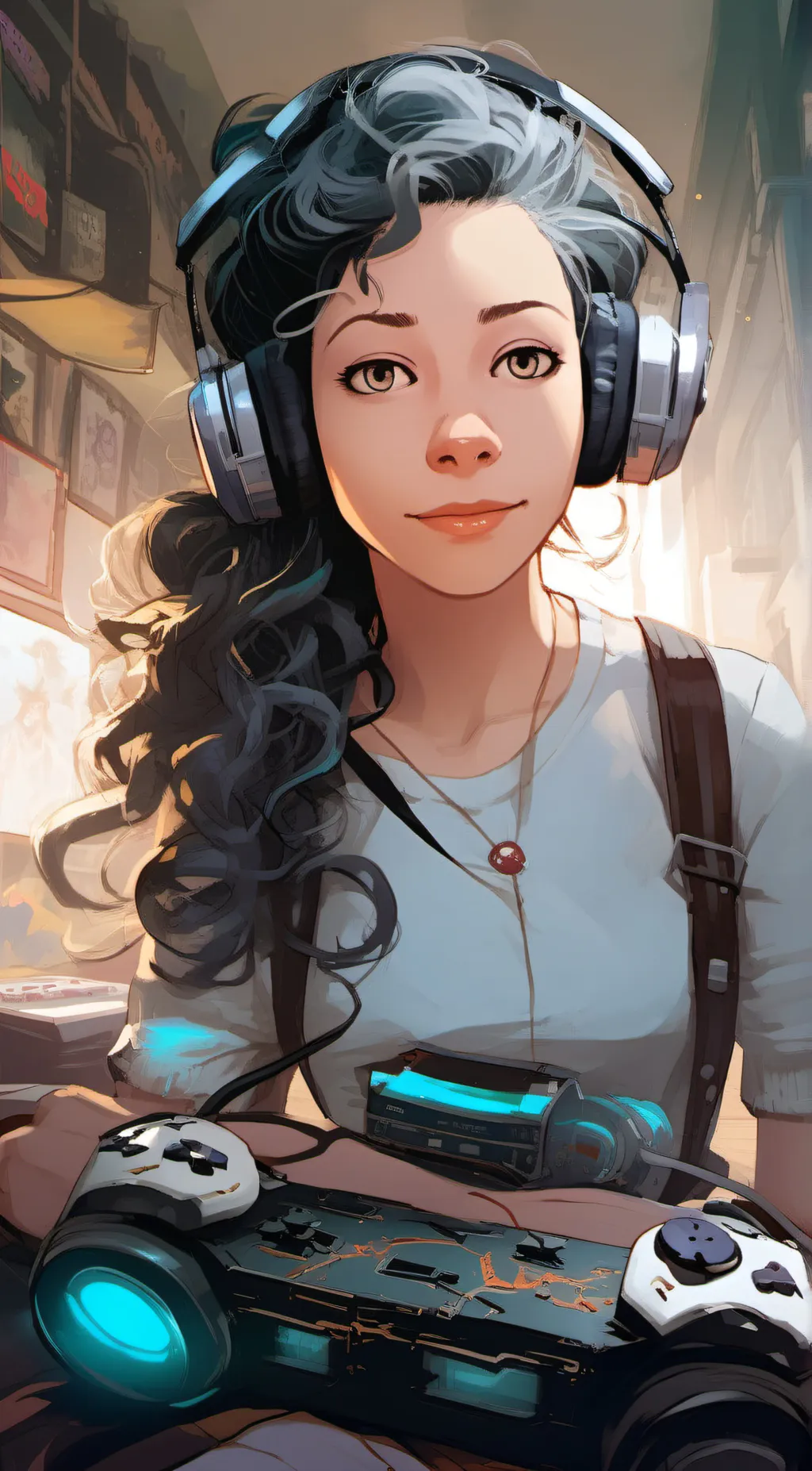 ai character: Lily background