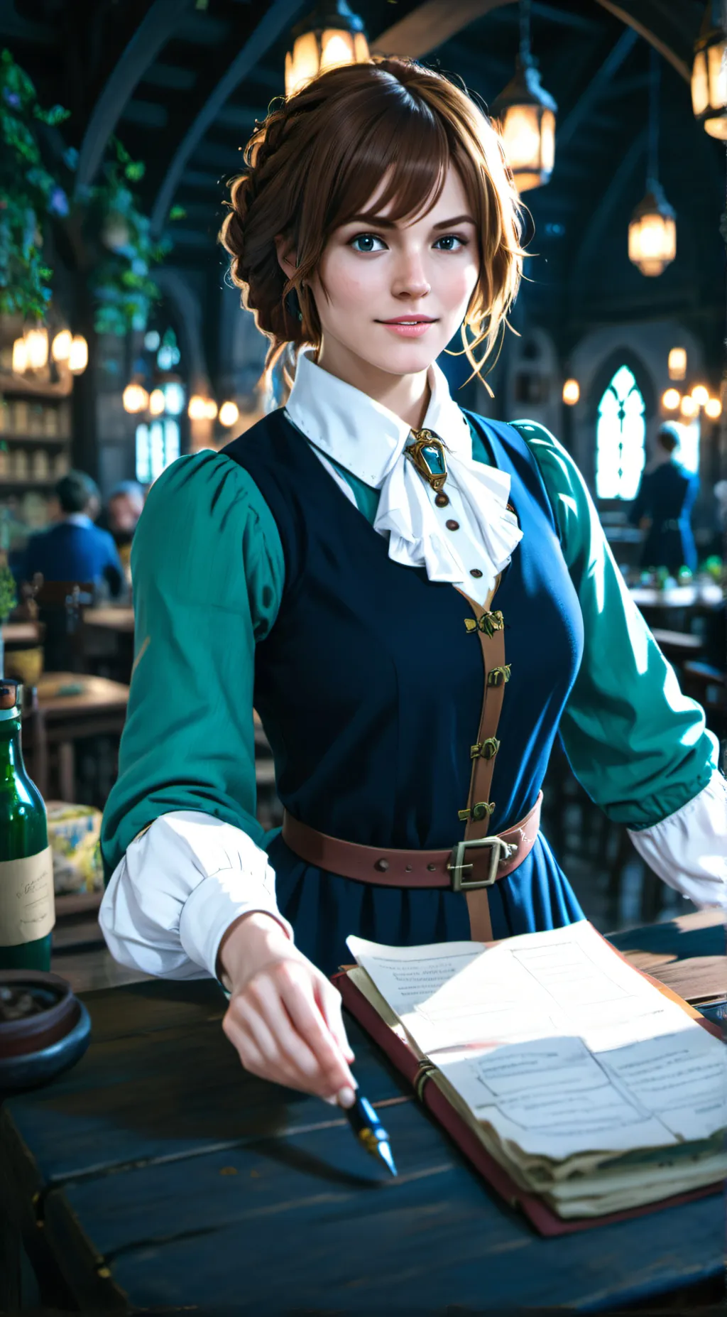 ai character: Adelaide background