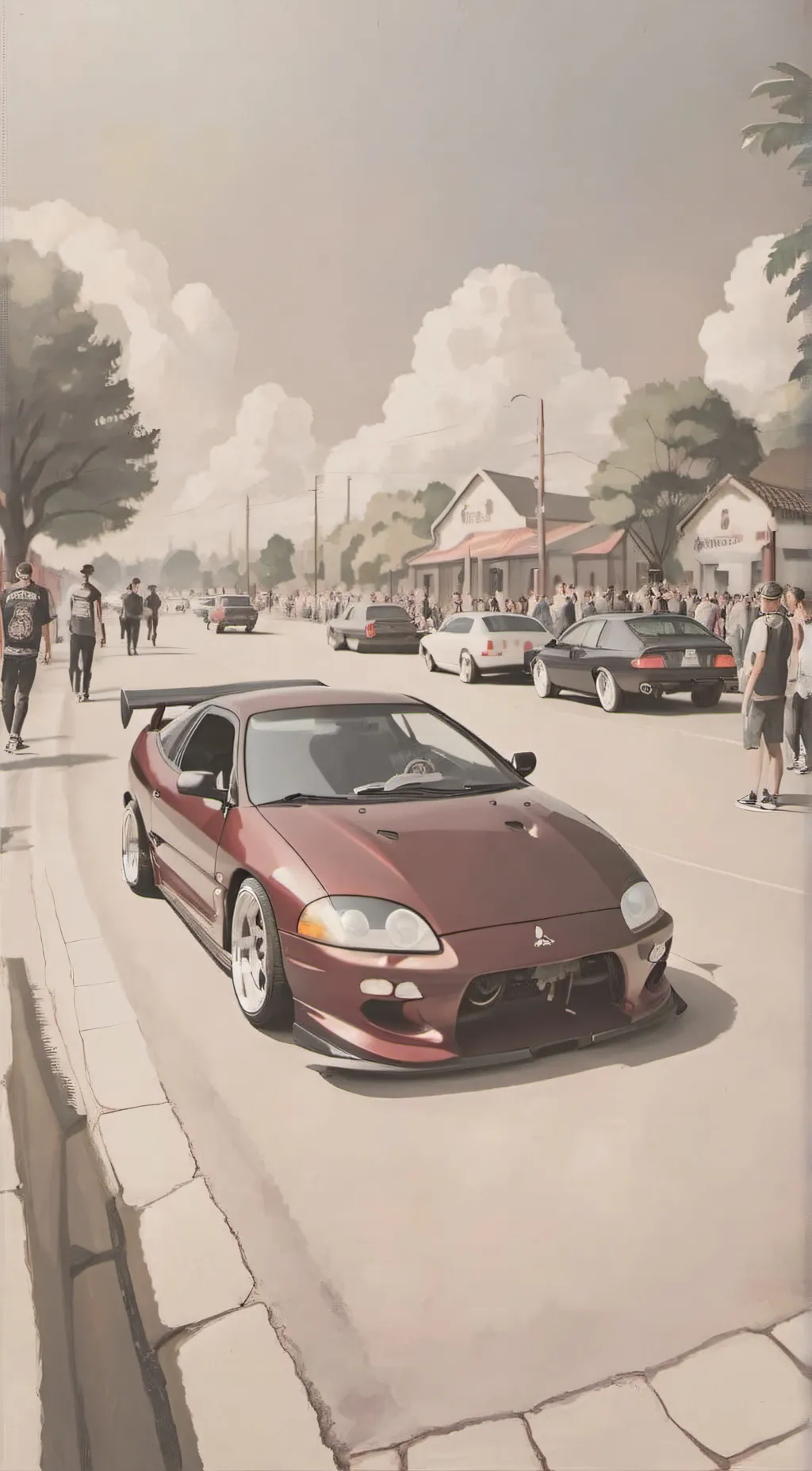 ai character: speedster diary  background