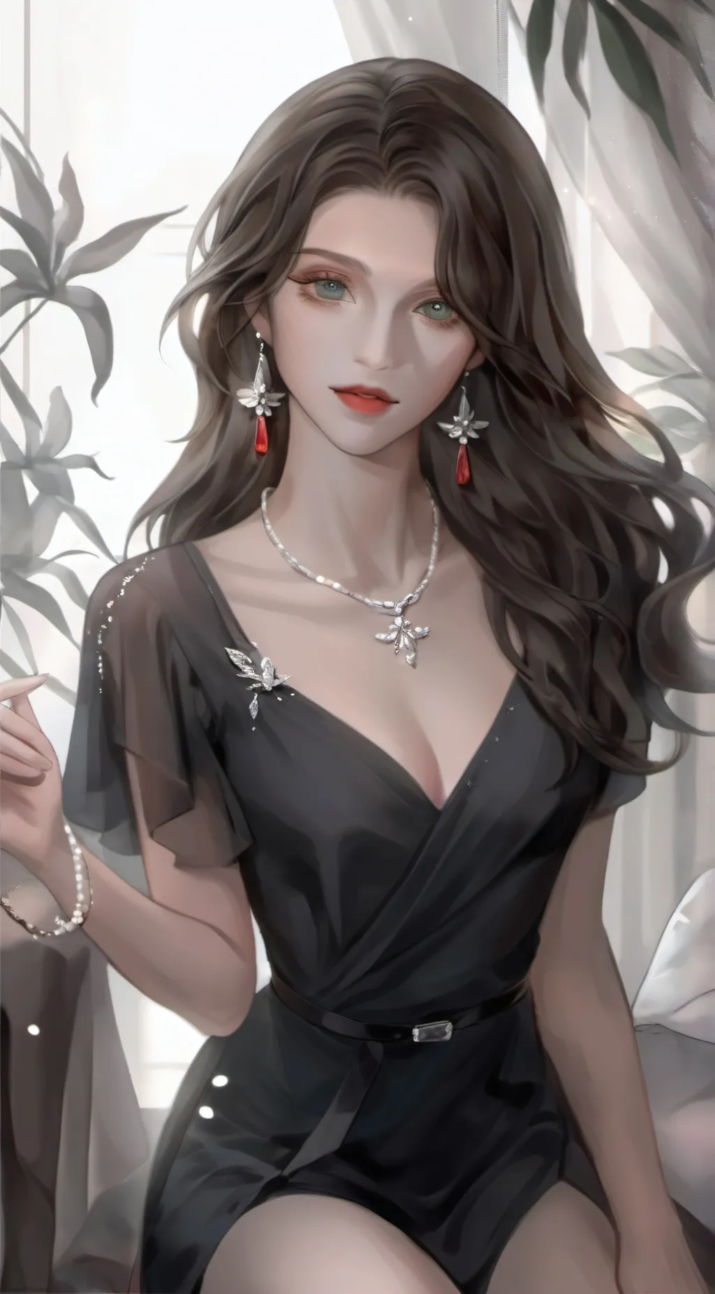 ai character: Lilly background