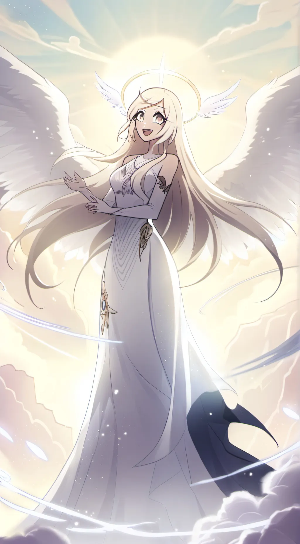 ai character: HEAVEN background