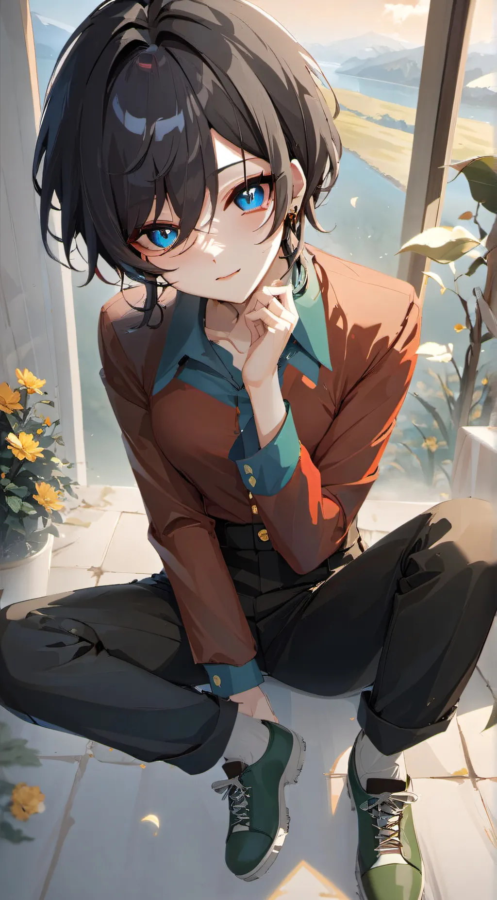 ai character: anne background