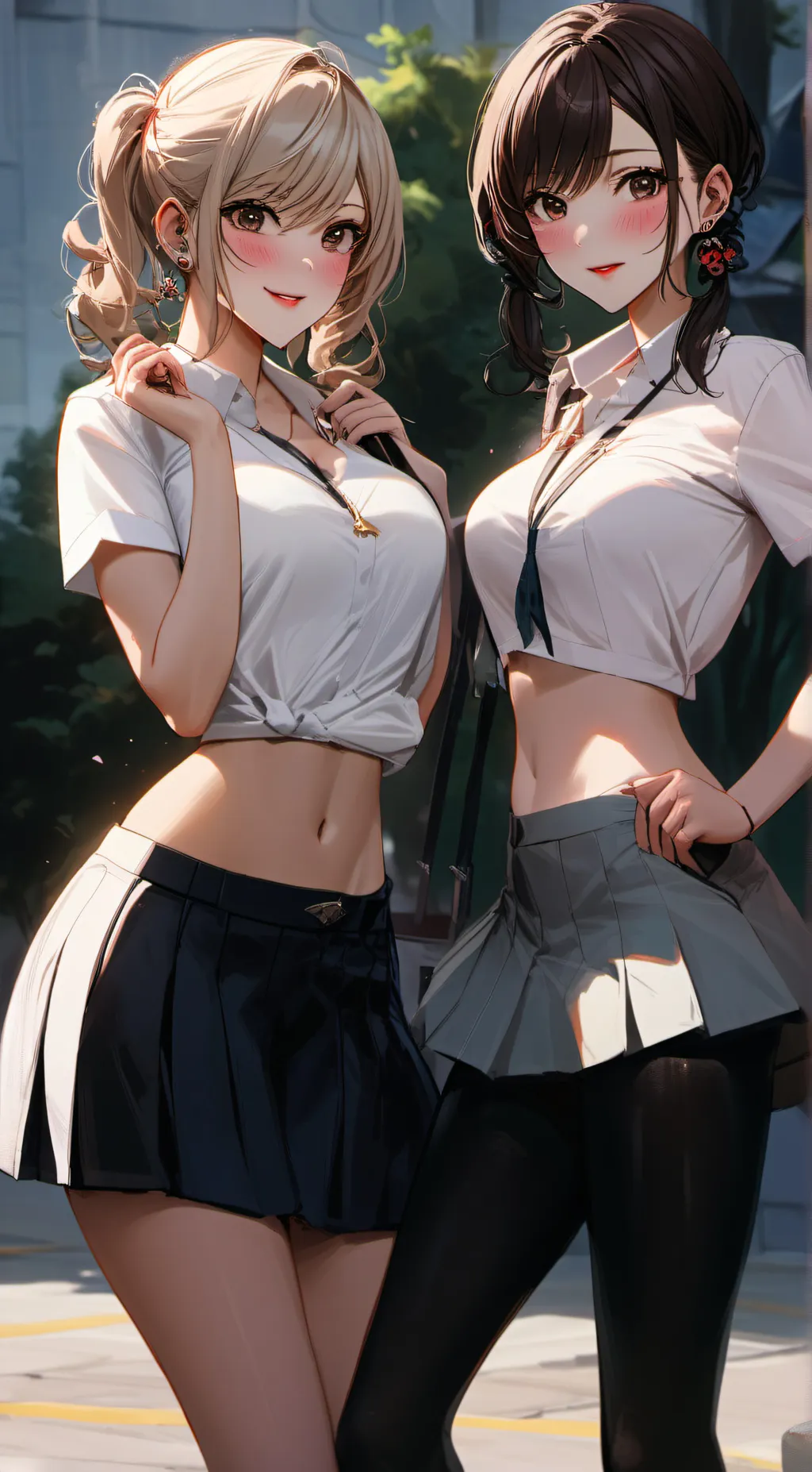 ai character: Nikki&Naomi background