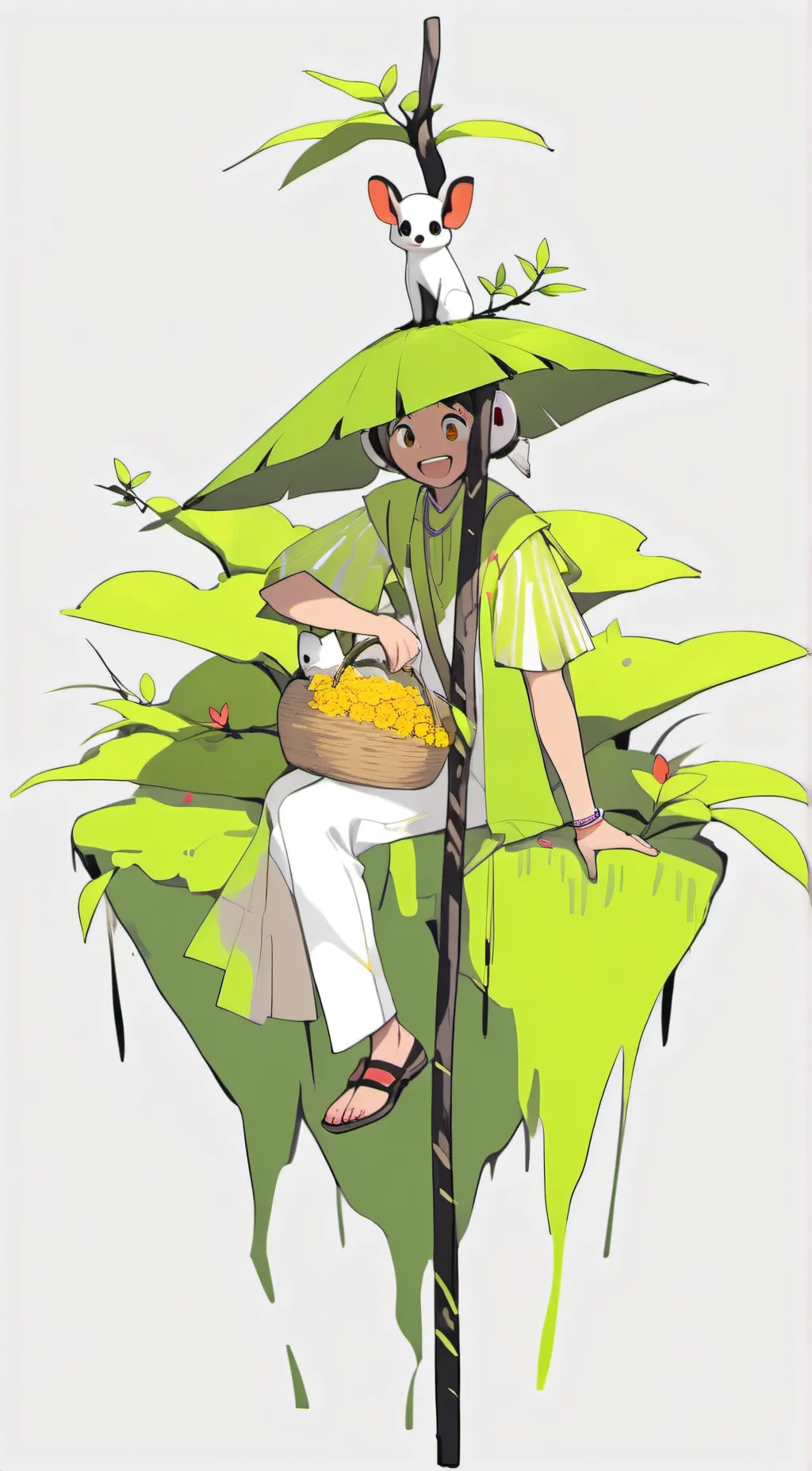 ai character: Lilly background