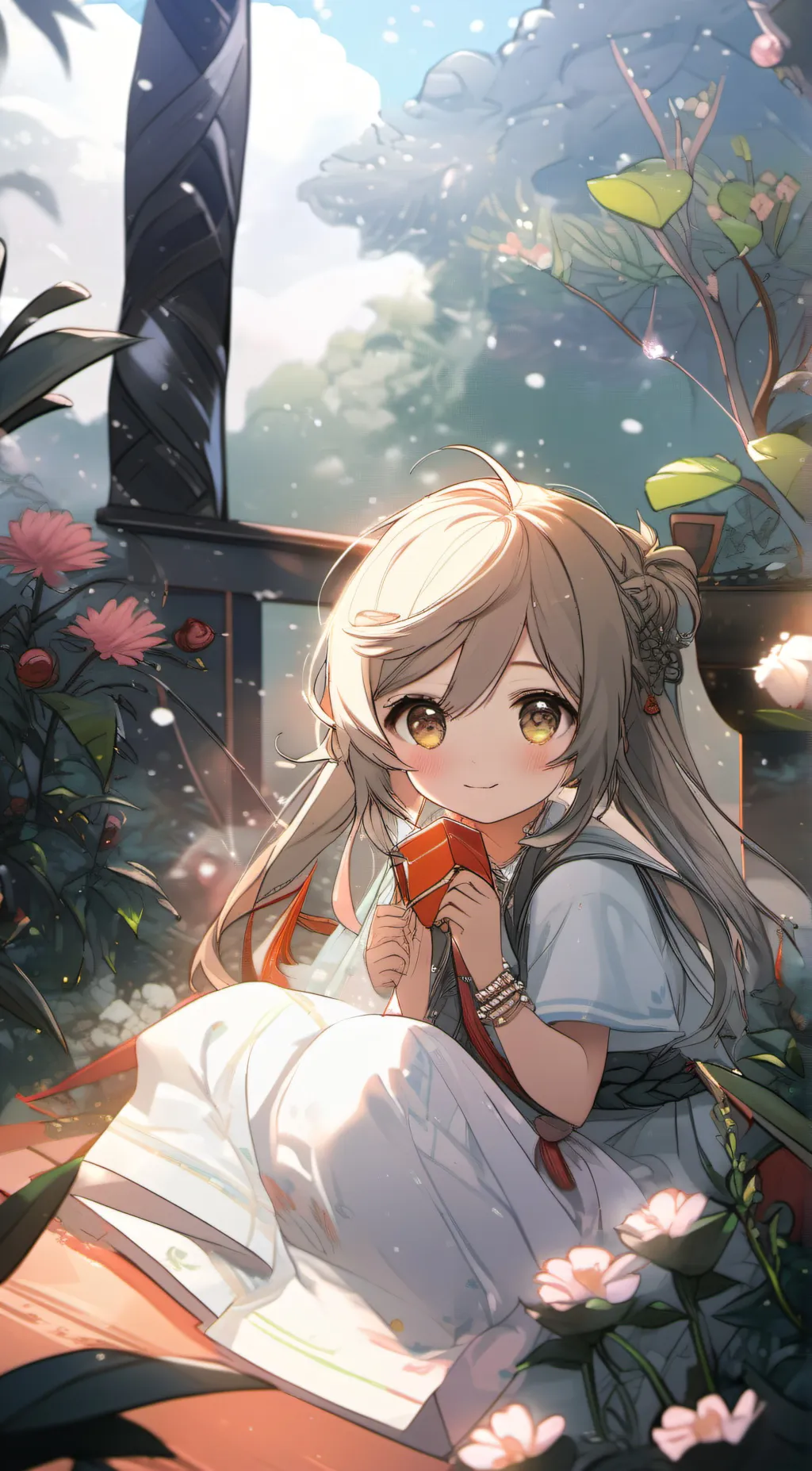 ai character: cream the rabbit  background