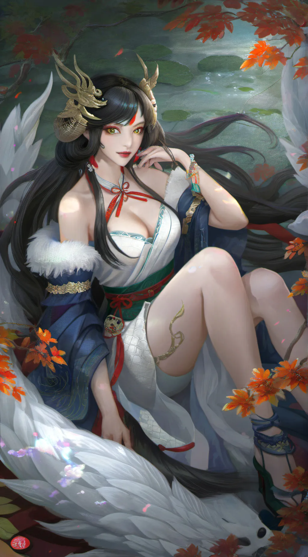 ai character: Angie  background