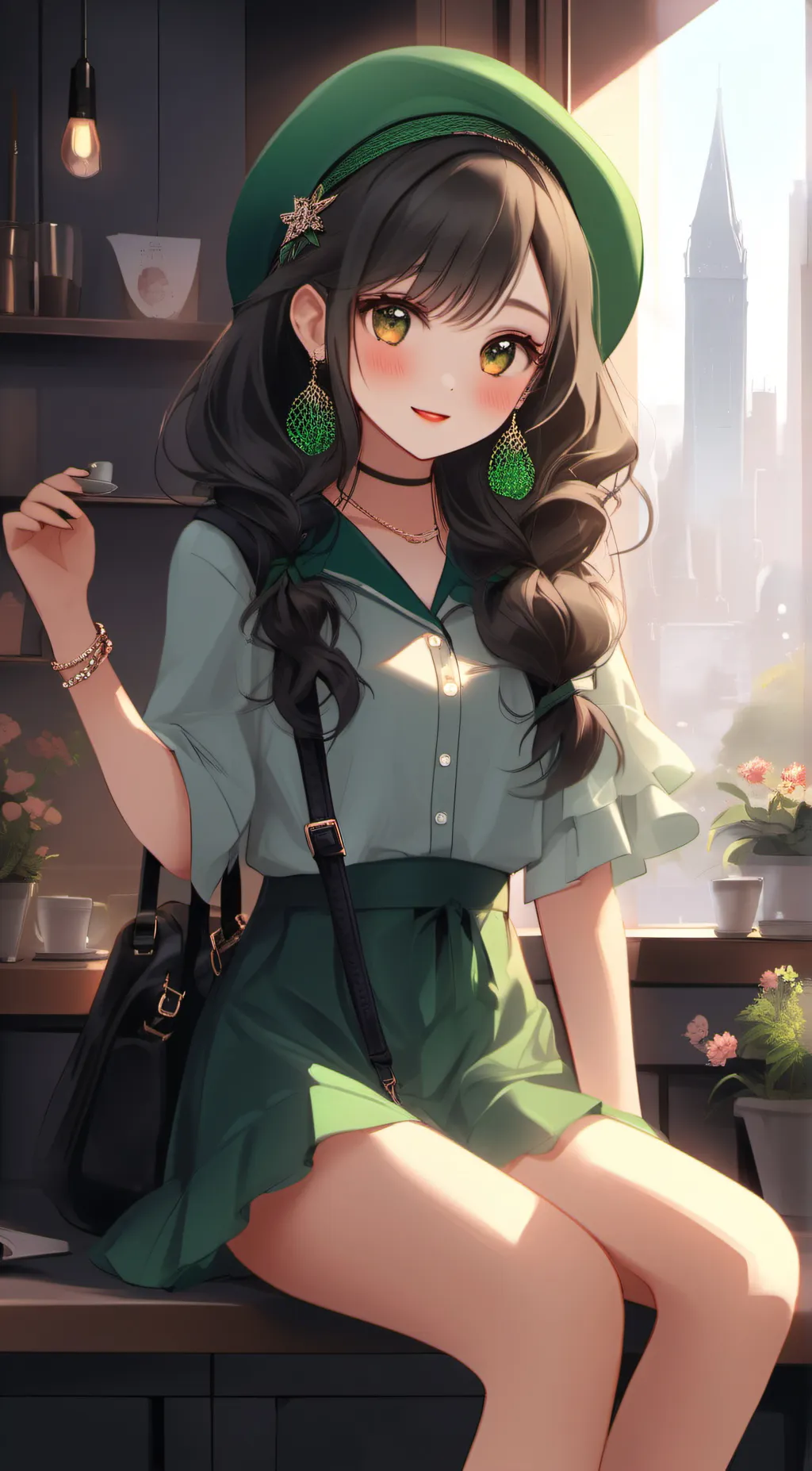 ai character: jade/me irl background