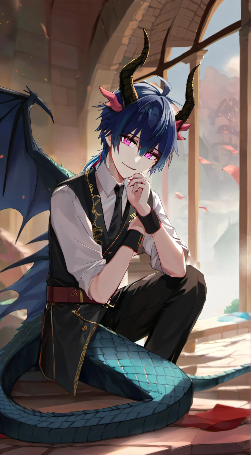 ai character: Damian background