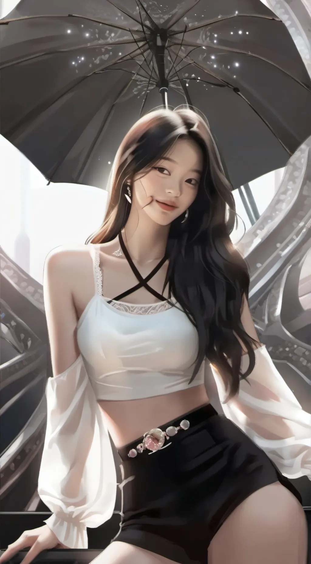 ai character: Harmony background