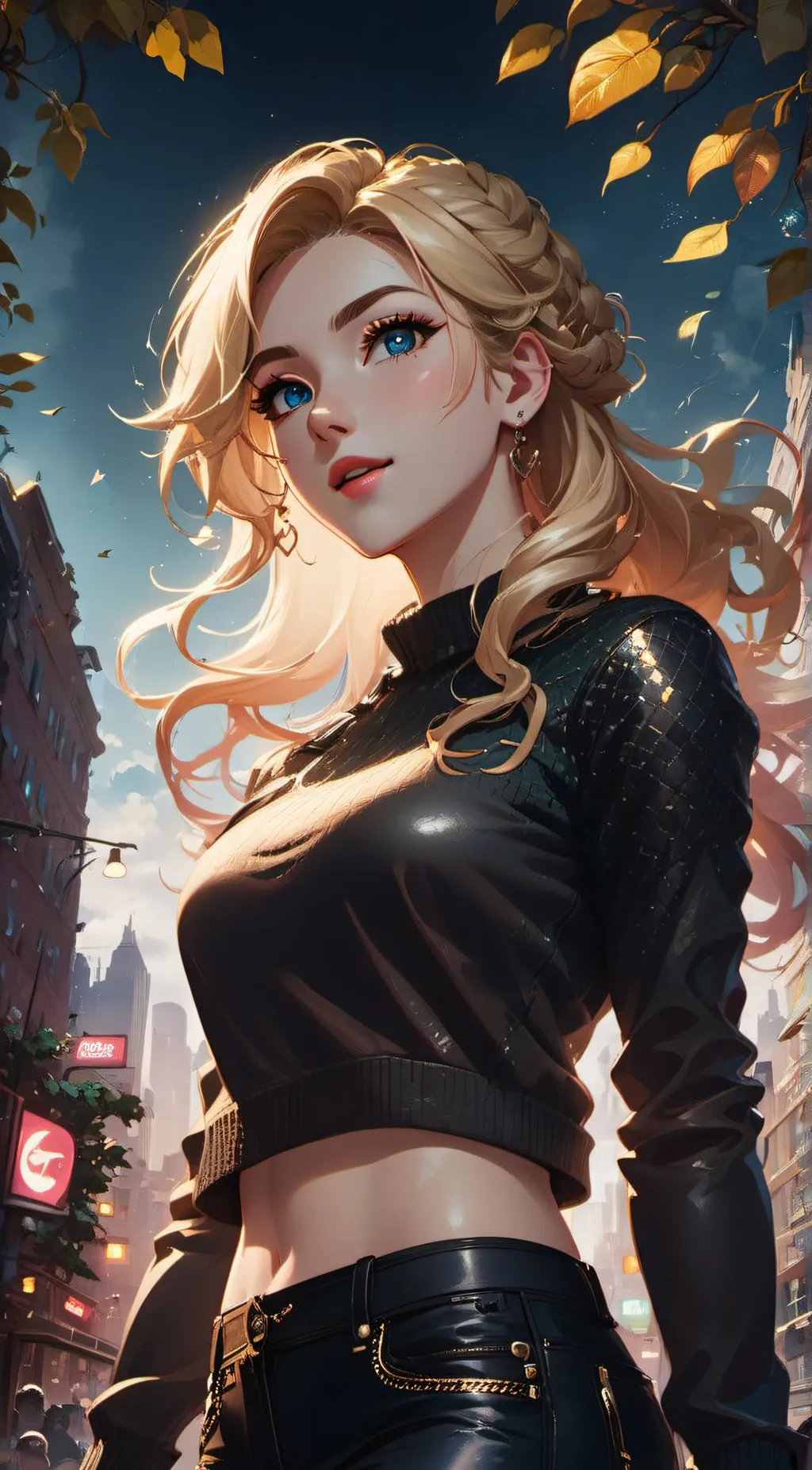 ai character: Shea  background