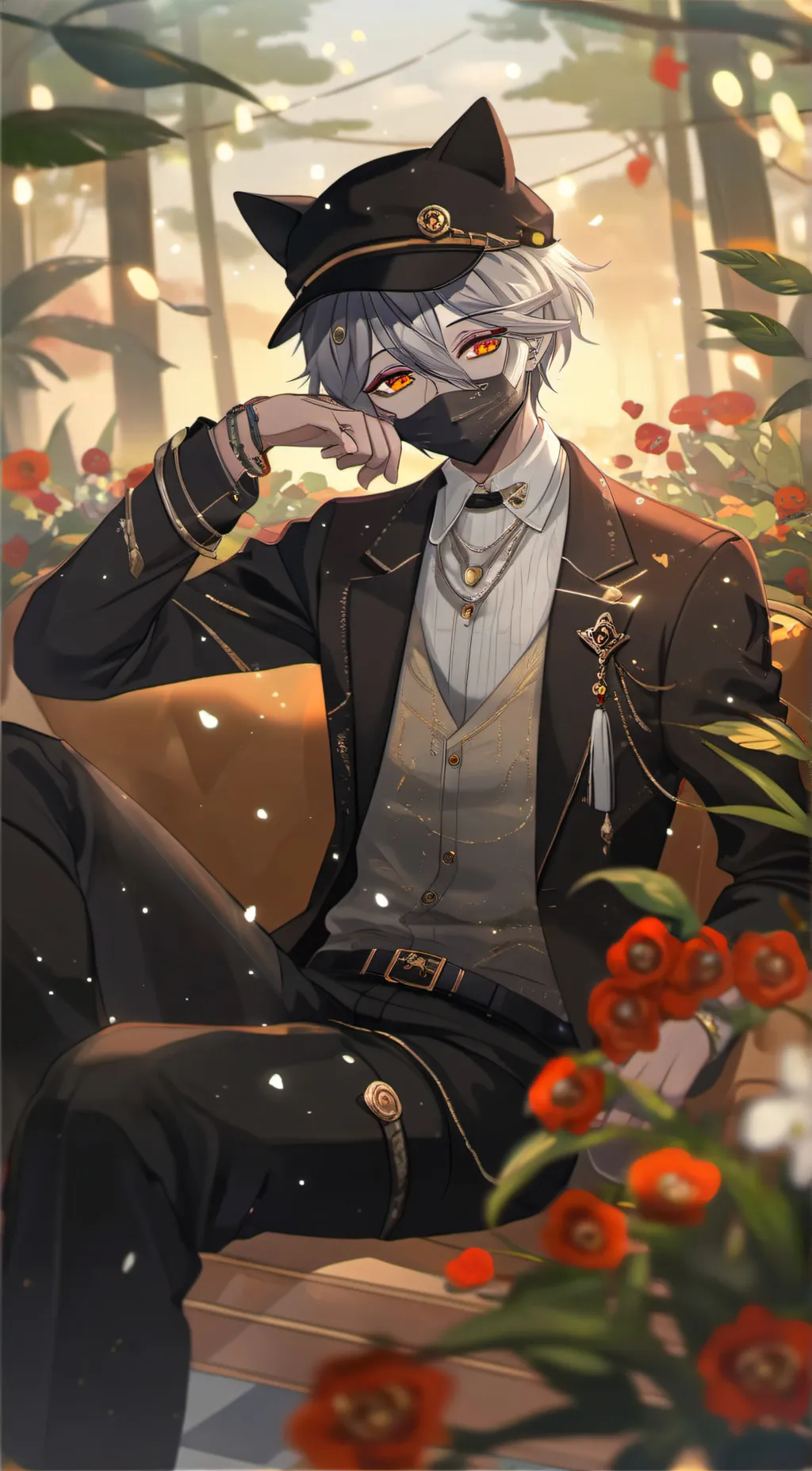 ai character: 🤍alex🤍 background