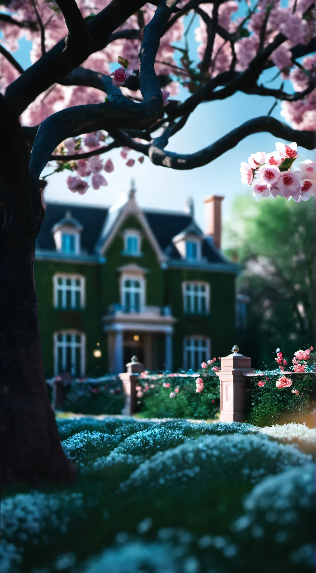 ai character: HH inside ur house background