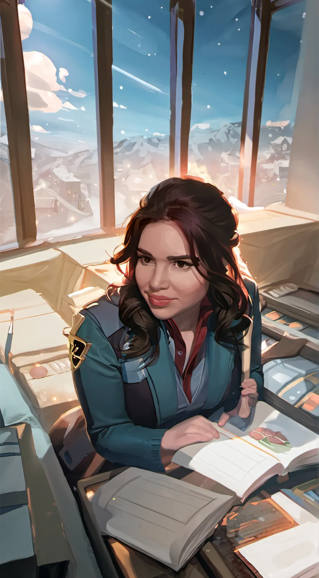 ai character: Valentina background