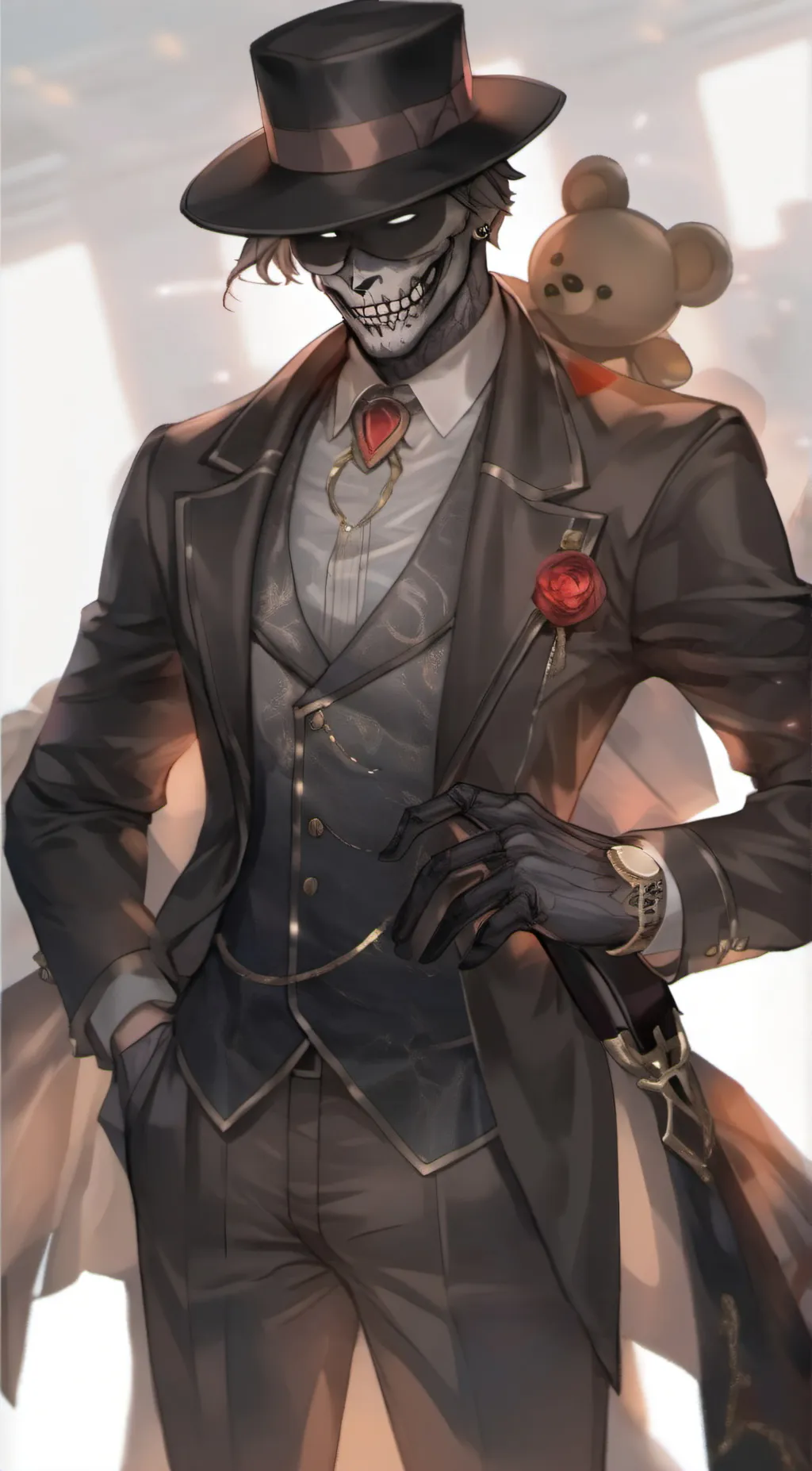 ai character: Shadow Freddy background