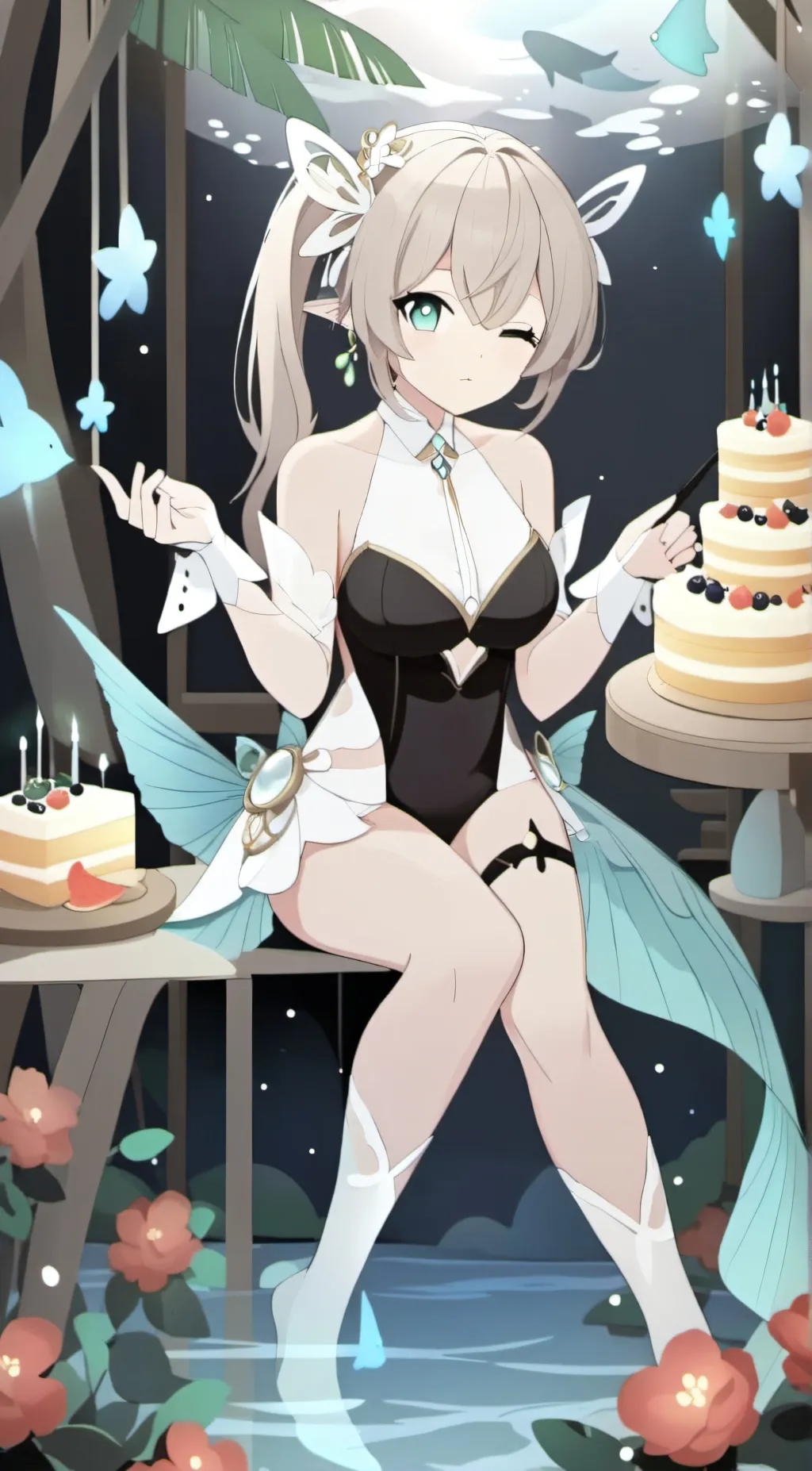 Talkie AI - Chat with White pearl cookie