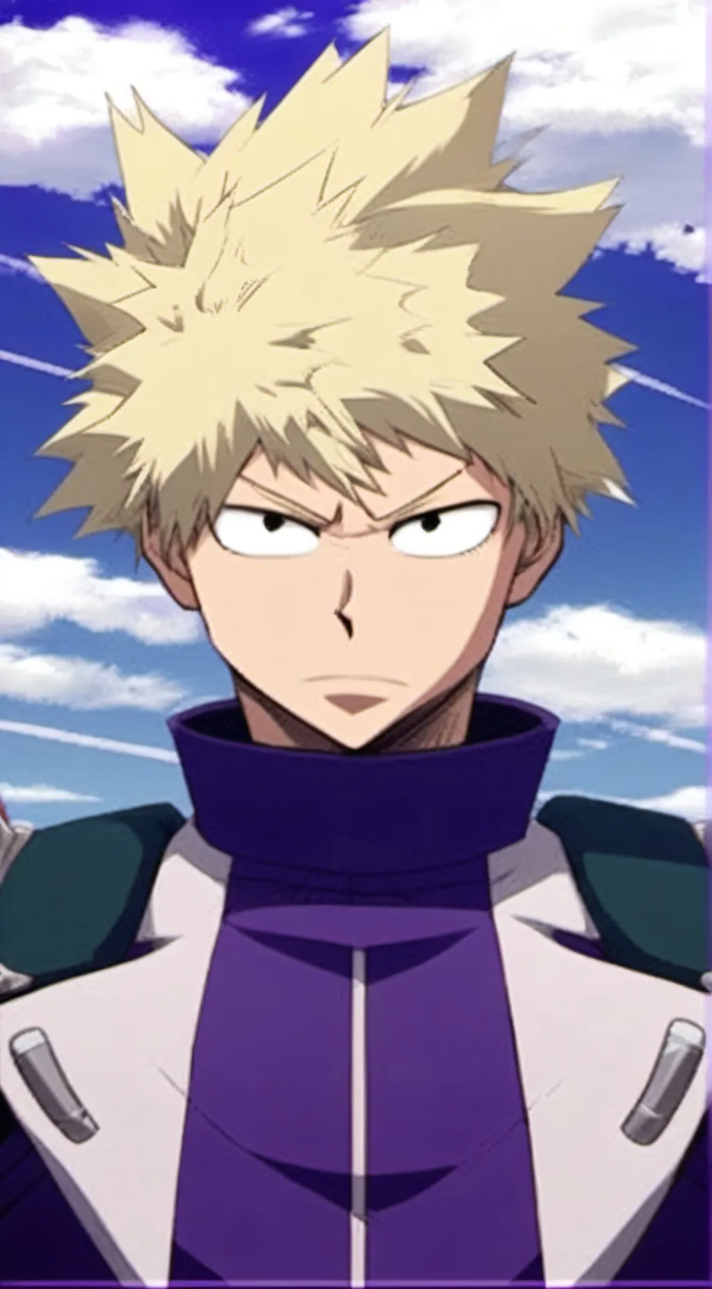 ai character: Katsuki Bakugo background