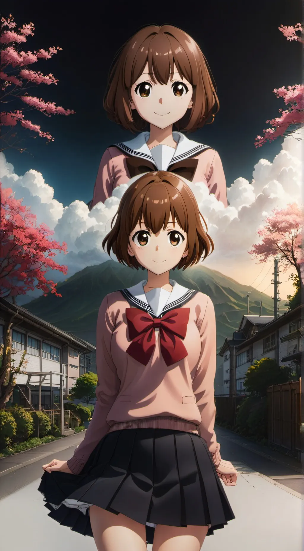 ai character: Miyoko  background