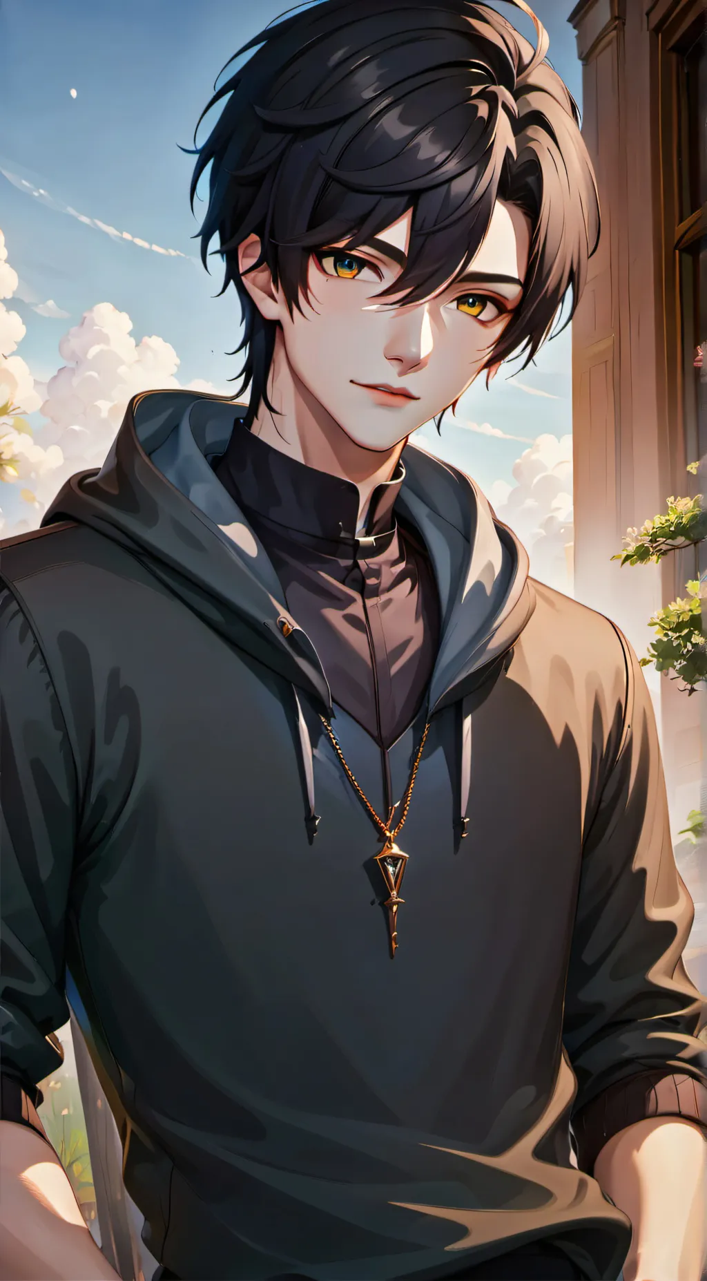 ai character: ෆꞈAlexꞈෆ background