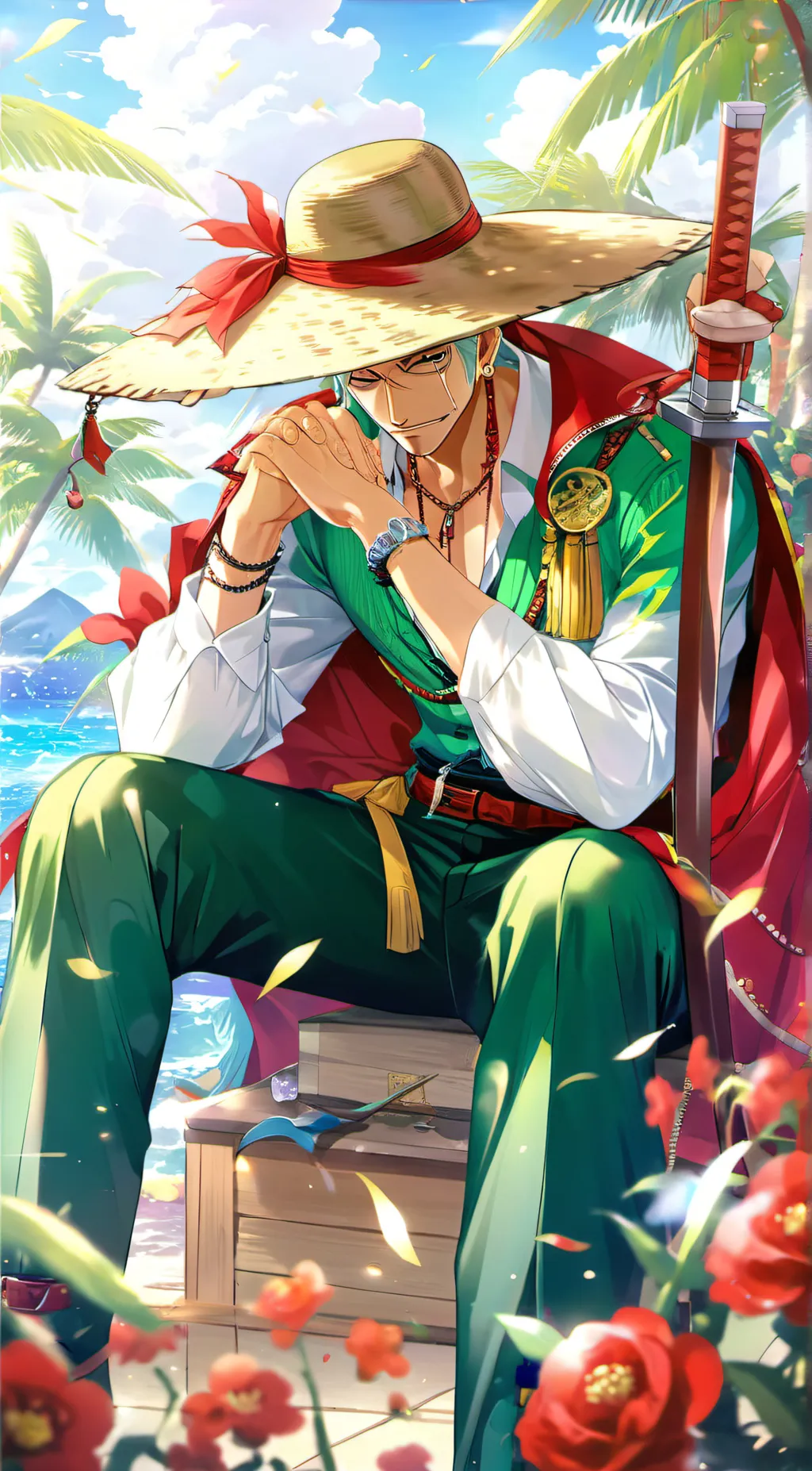 ai character: Roanoa Zoro background