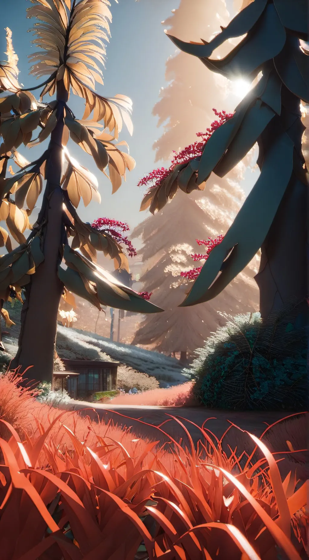 ai character: Anti grass background