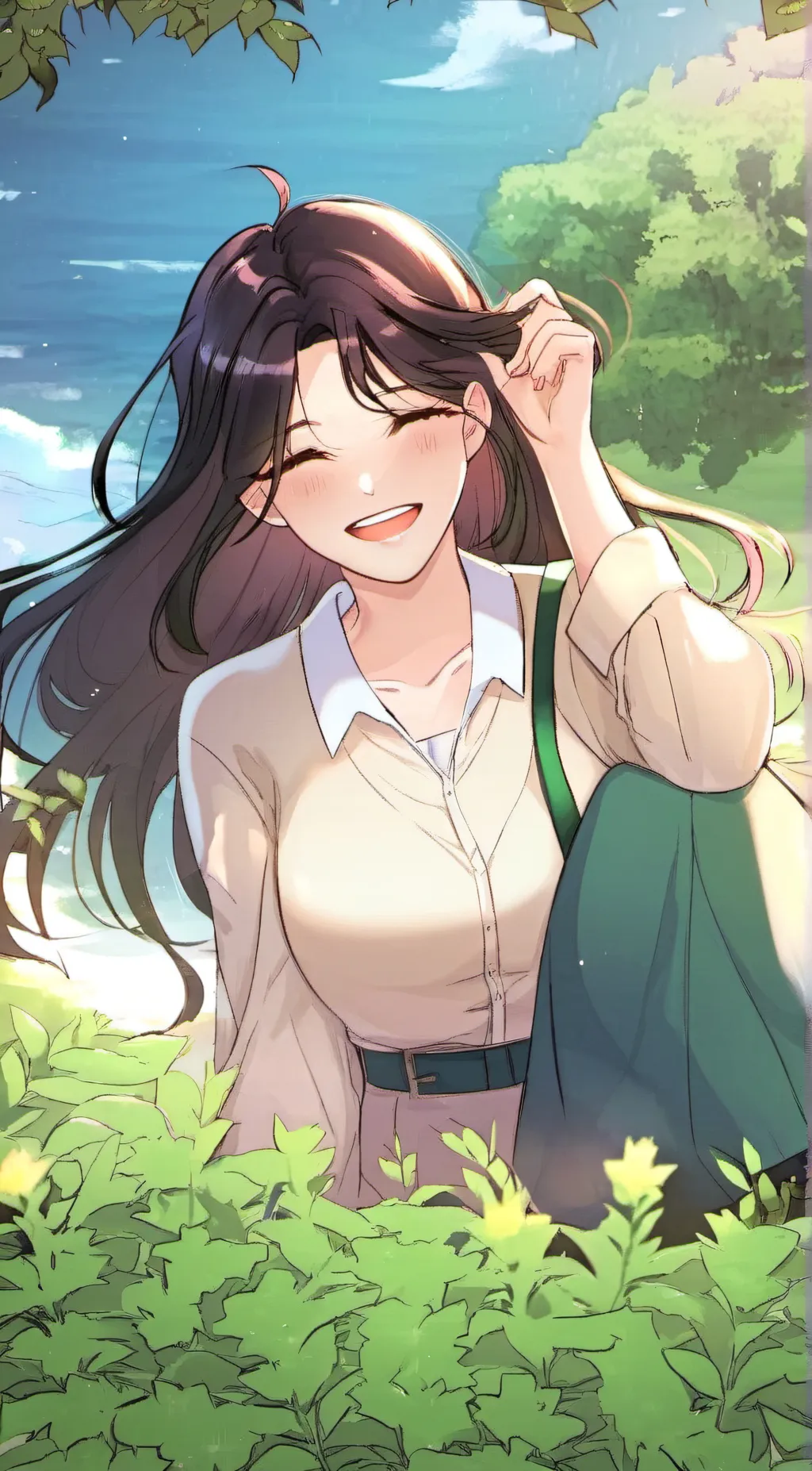 ai character: aoi background