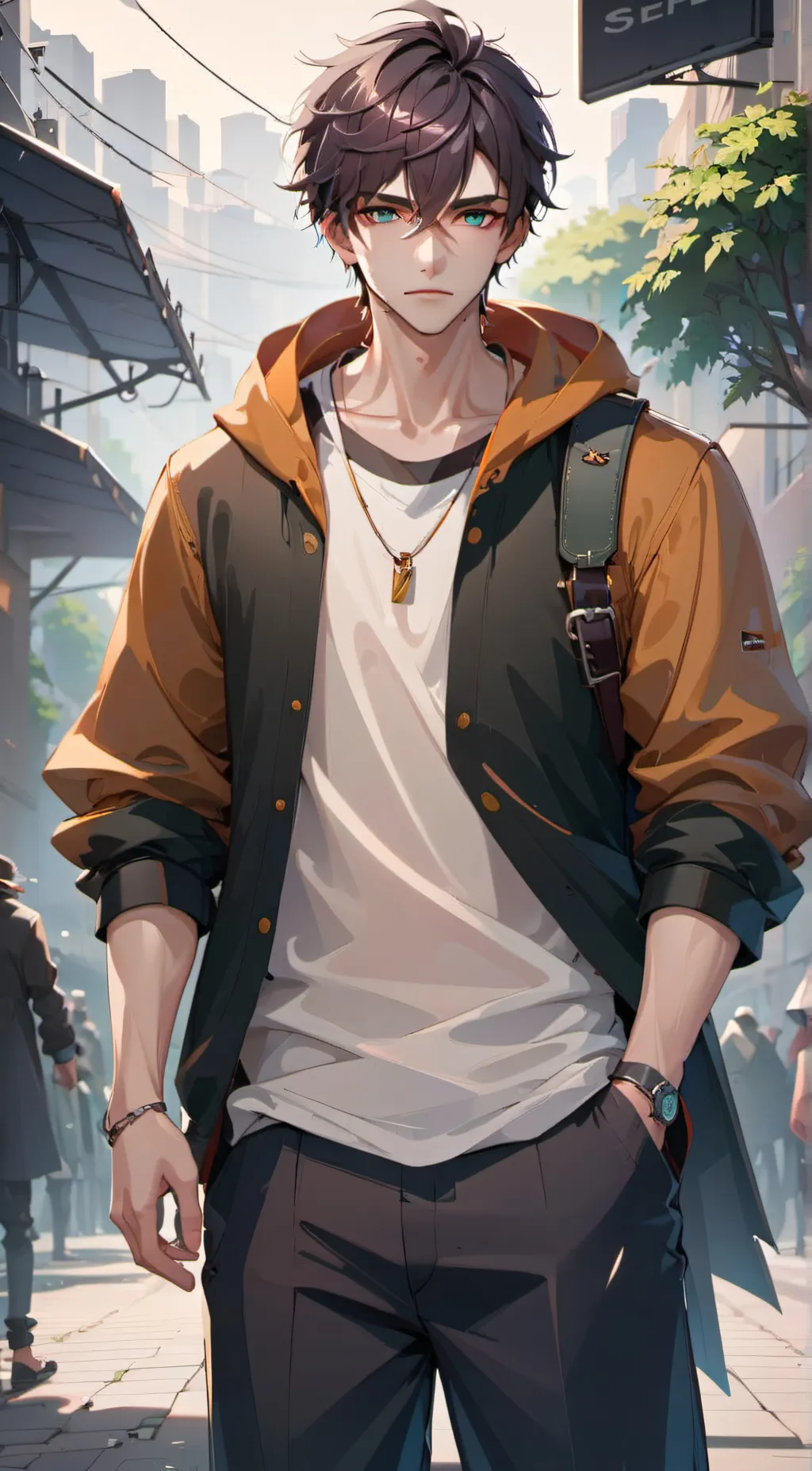 ai character: Ash background