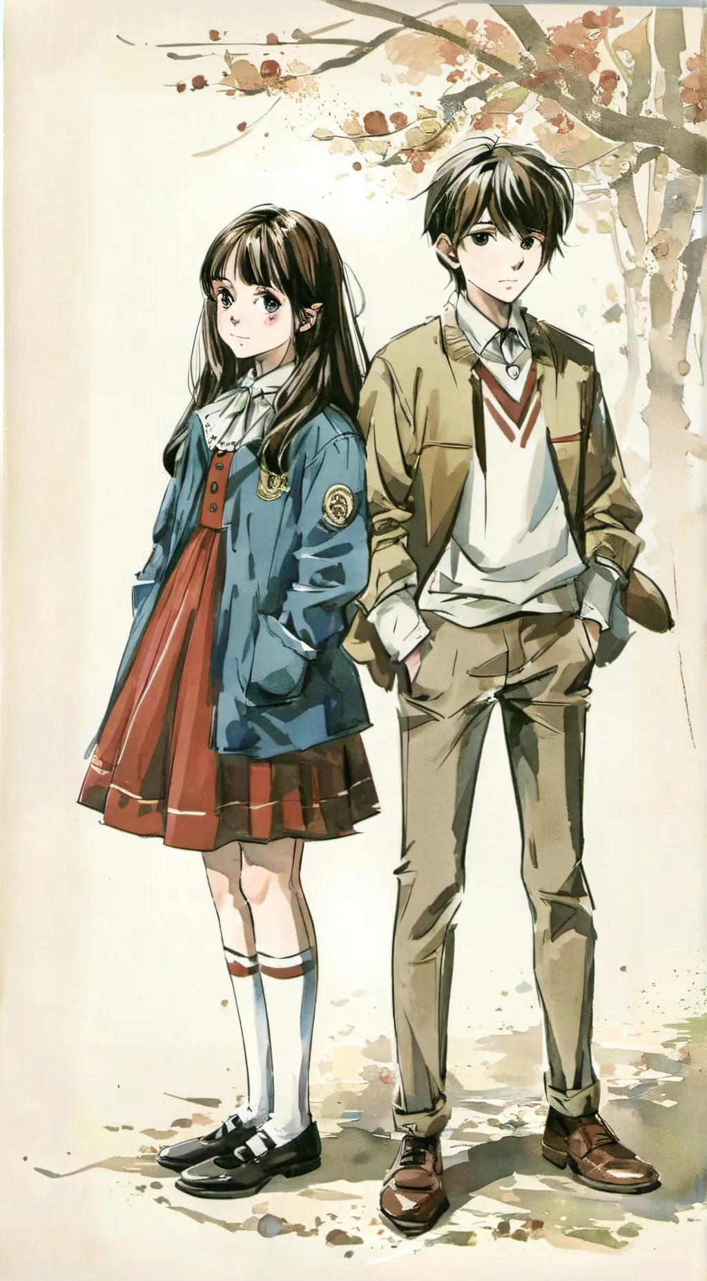 ai character: Innocent Talkies background