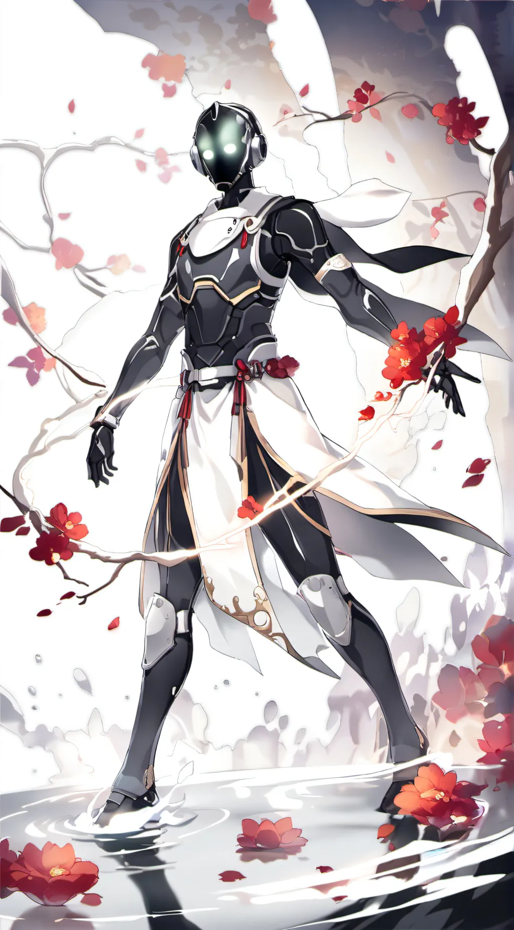 ai character: The question background