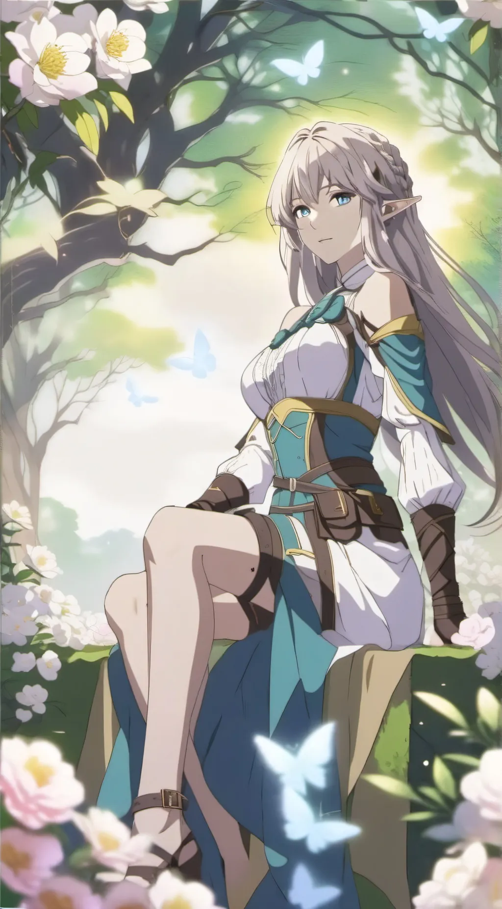 ai character: queen liz background