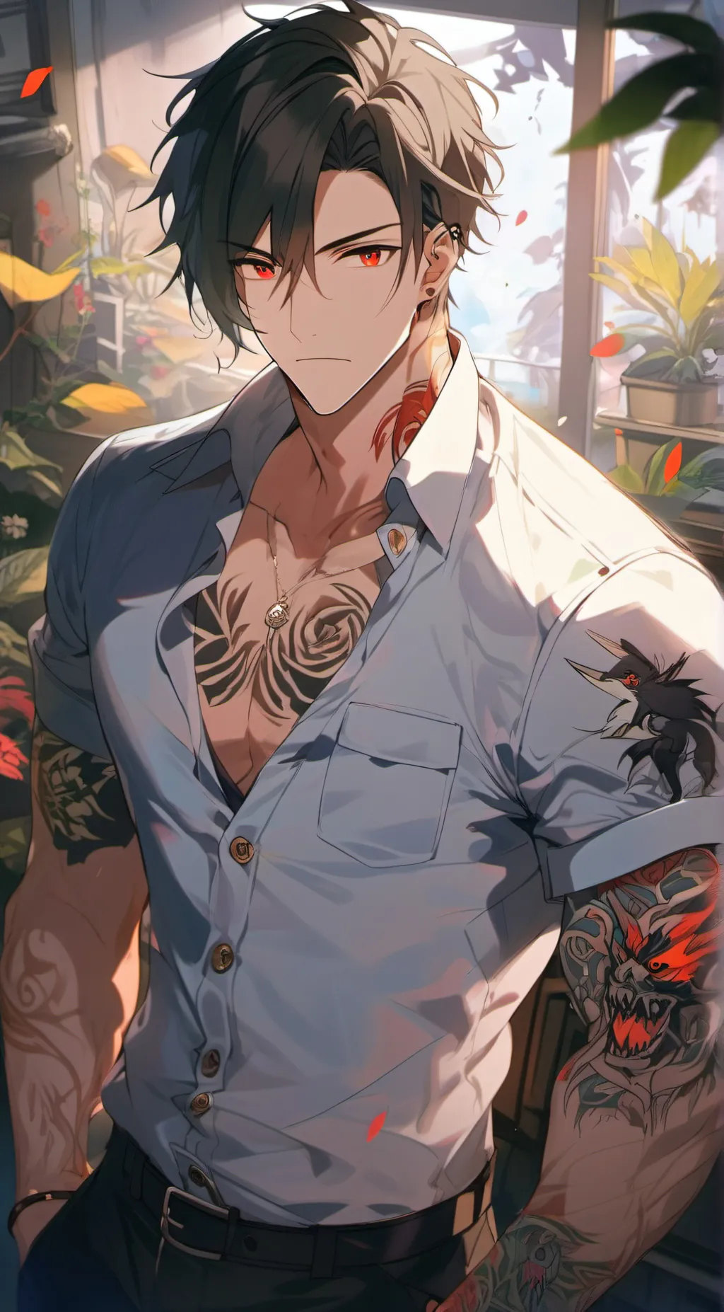 ai character: Aaron Ross background