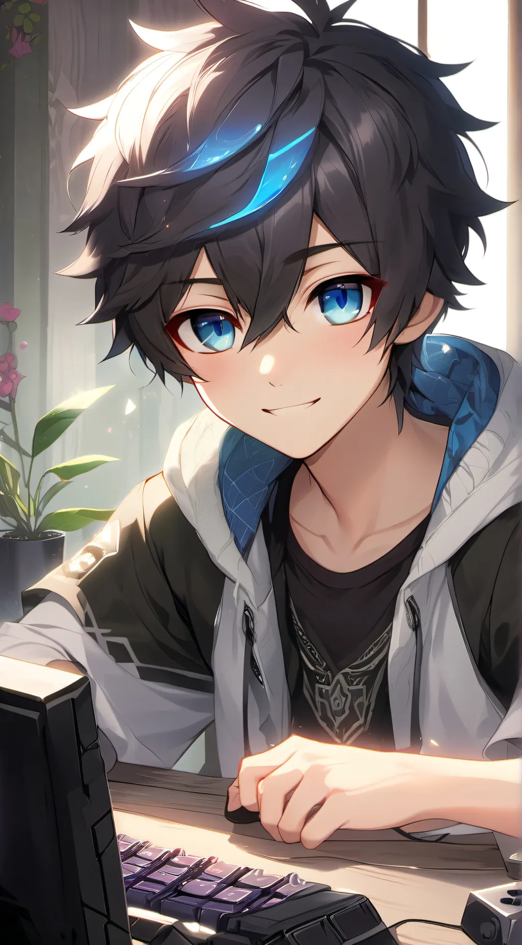 ai character: Zac background