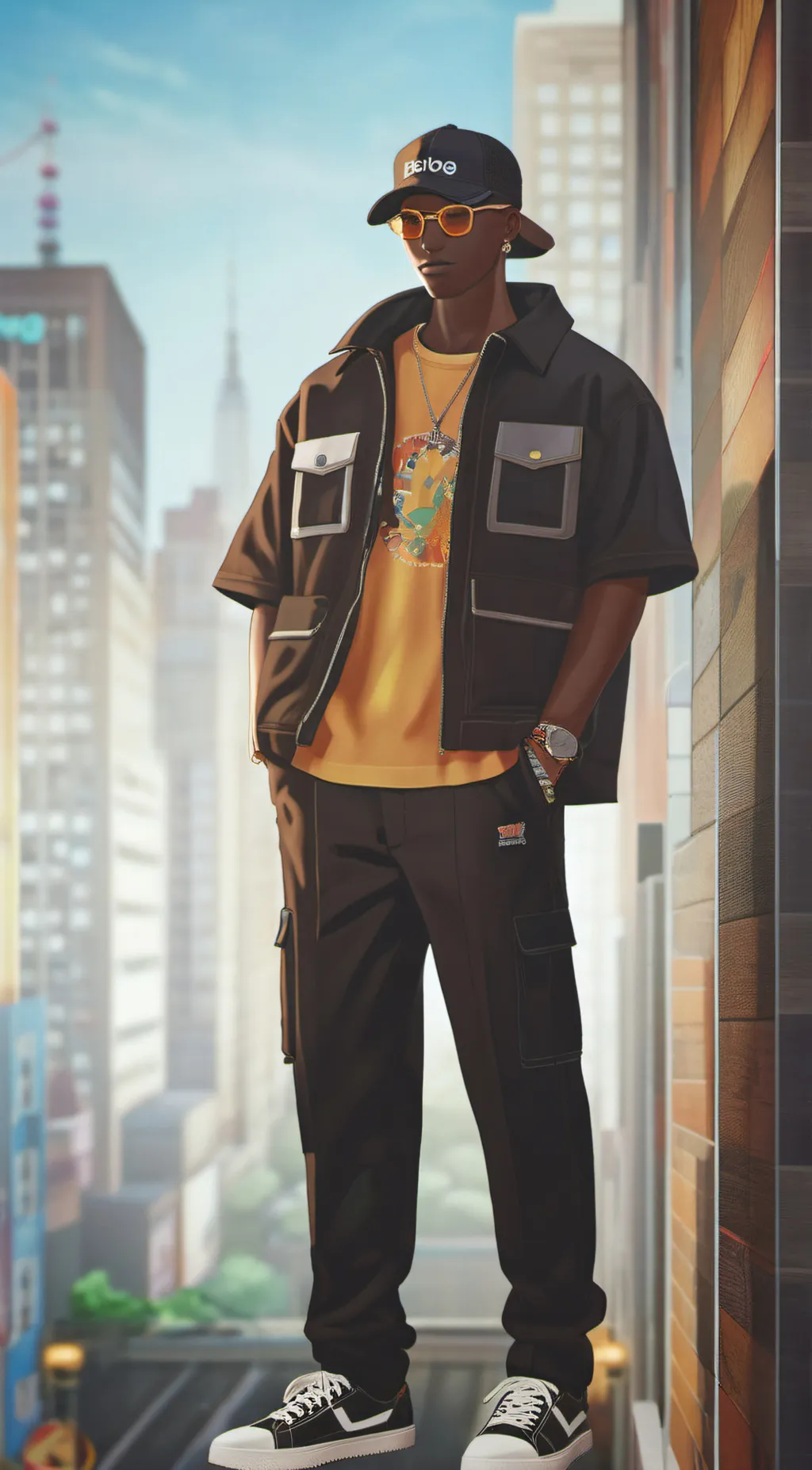 ai character: Roblox character background