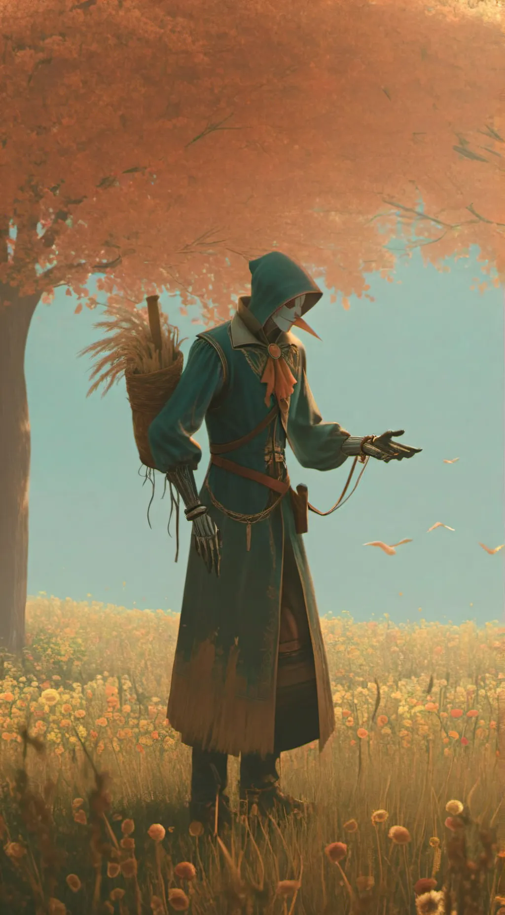 ai character: Scarecrow background
