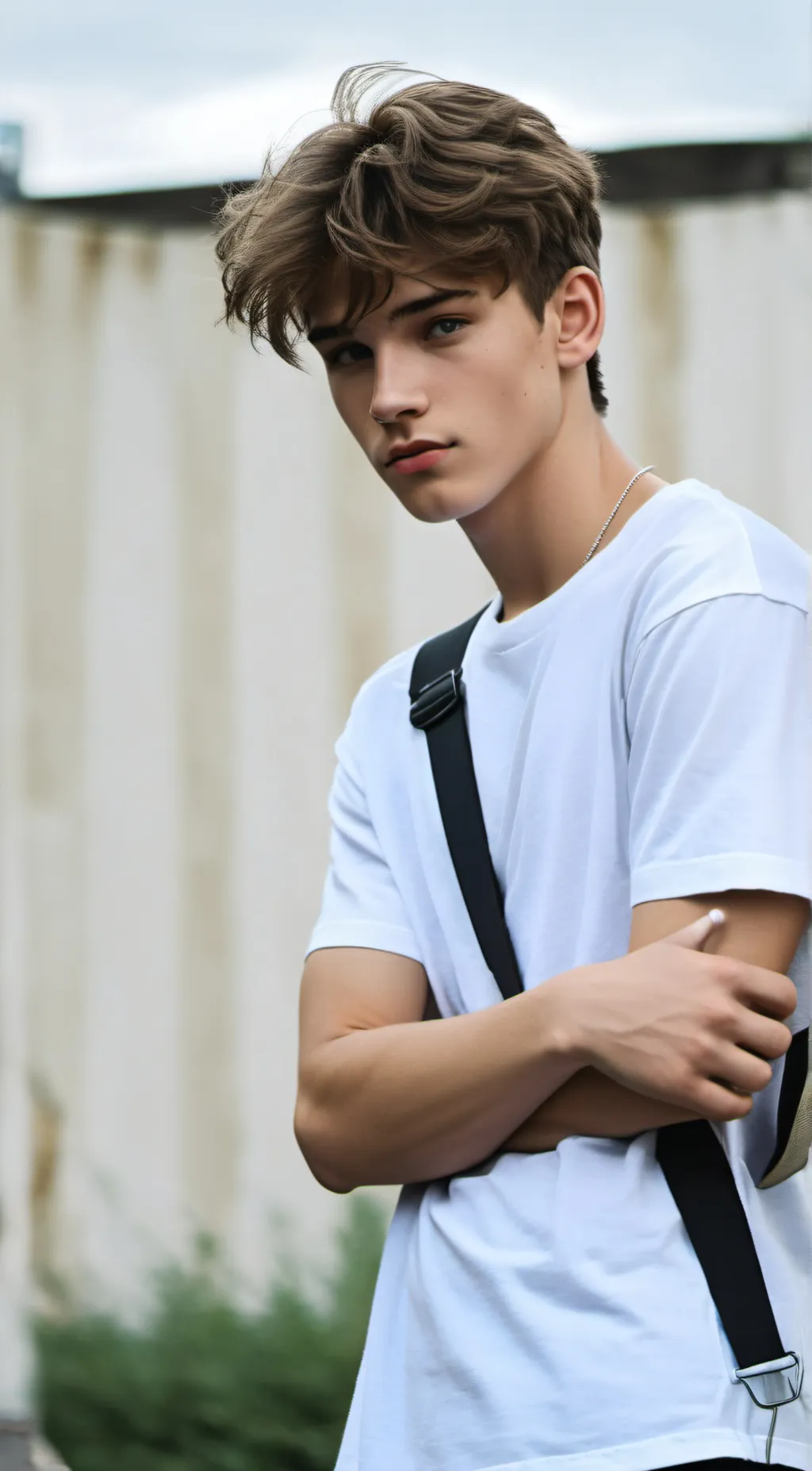 ai character: Christopher  background